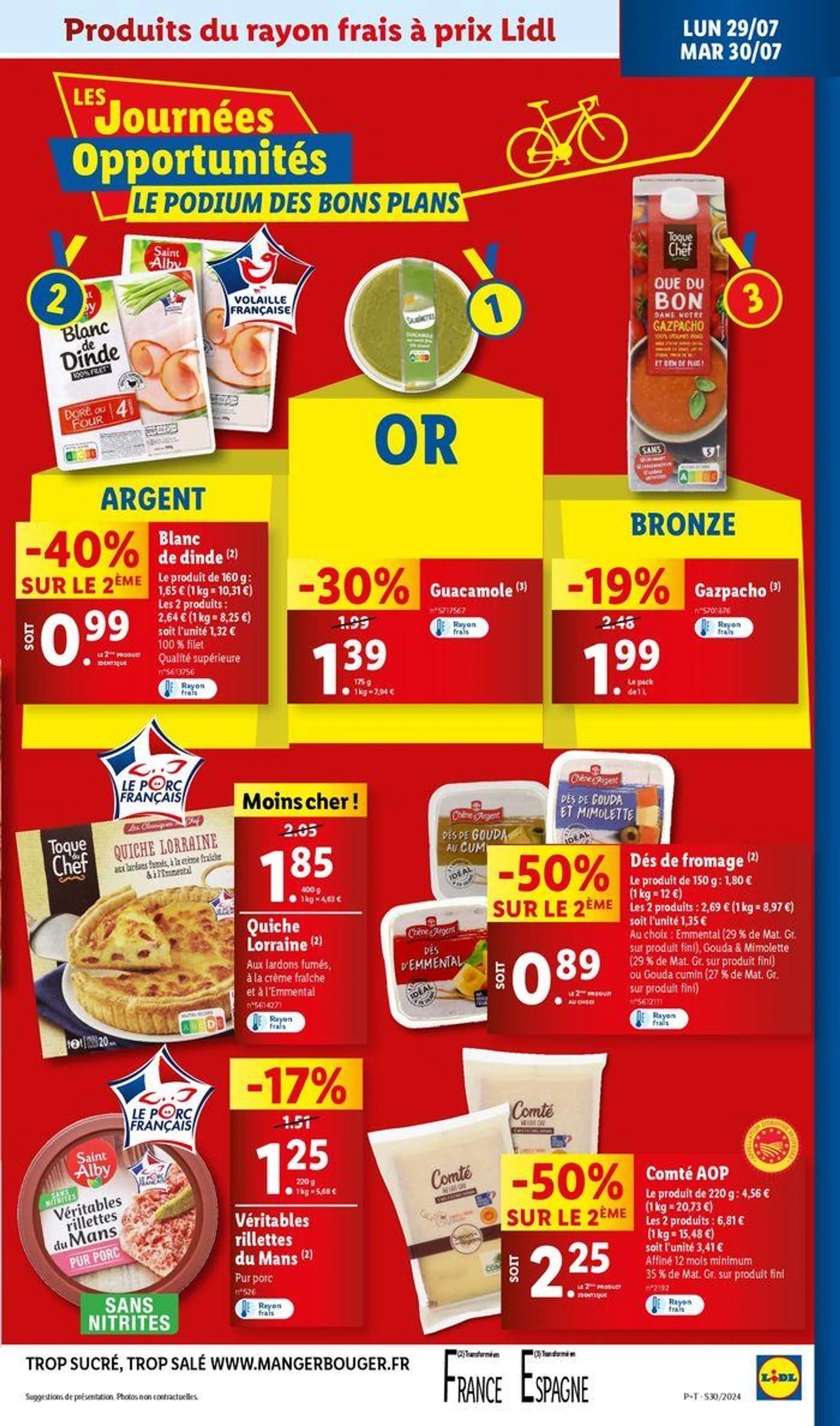 Profitez des journées opportunités pour dénicher vos produits du quotidien à prix Lidl du 24 juillet au 30 juillet 2024 - Catalogue page 37