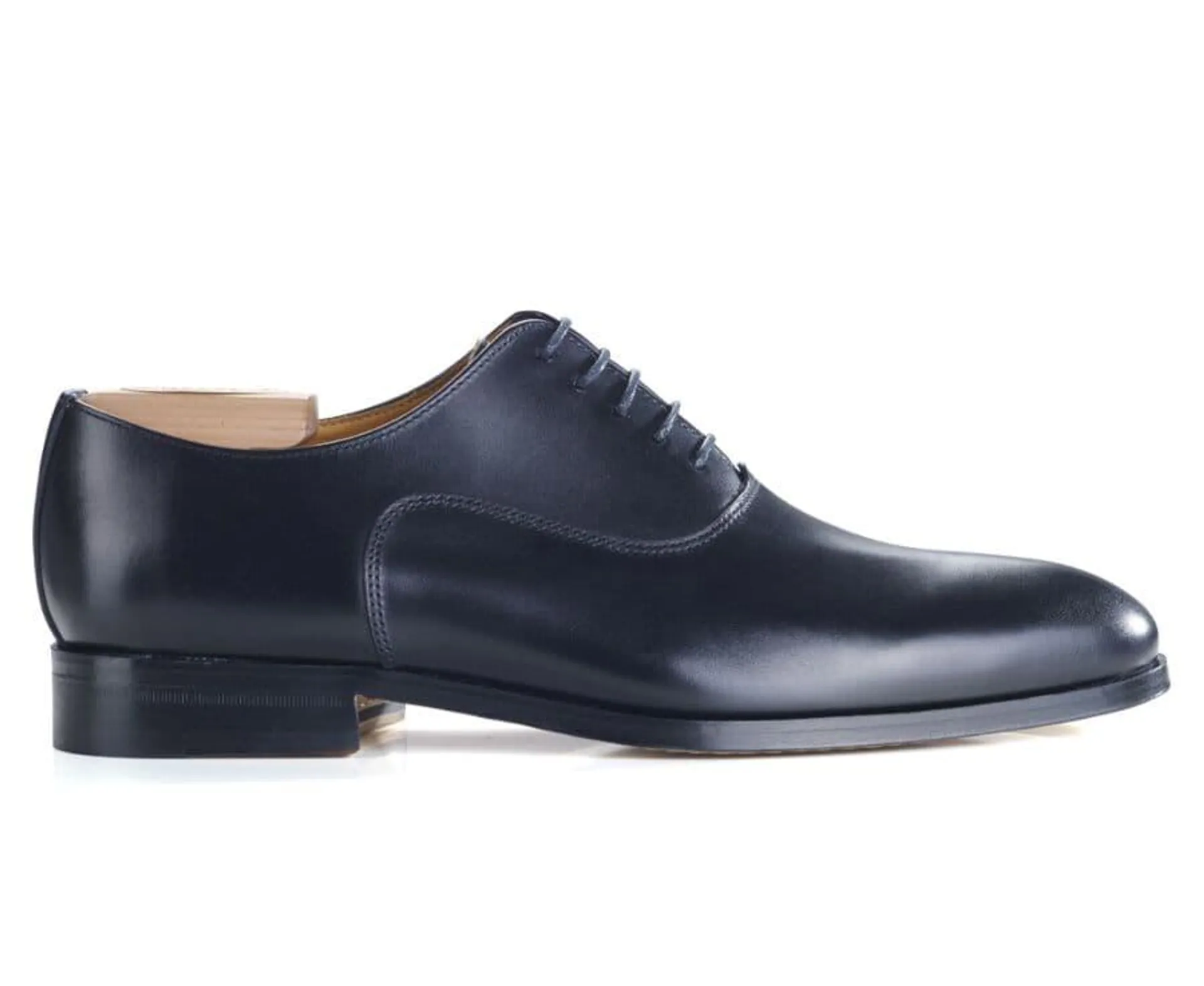 Richelieu homme Noir semelle cuir - WAYFORD