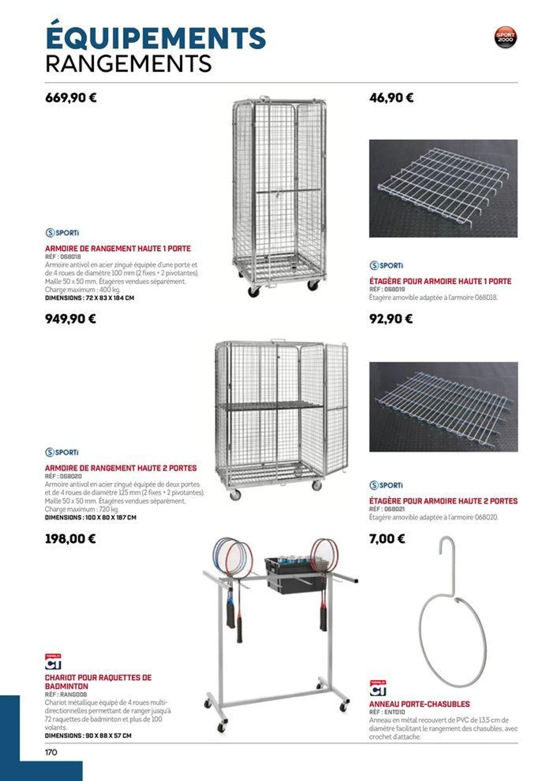 CLUB & CO 2024 - 2025 du 1 juillet au 28 février 2025 - Catalogue page 170