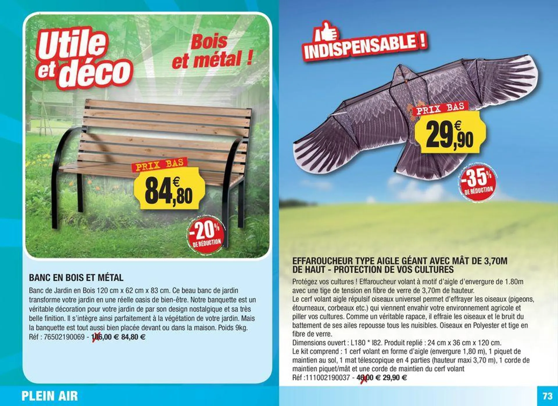 Spécial soldes s'été du 27 juin au 31 août 2024 - Catalogue page 73