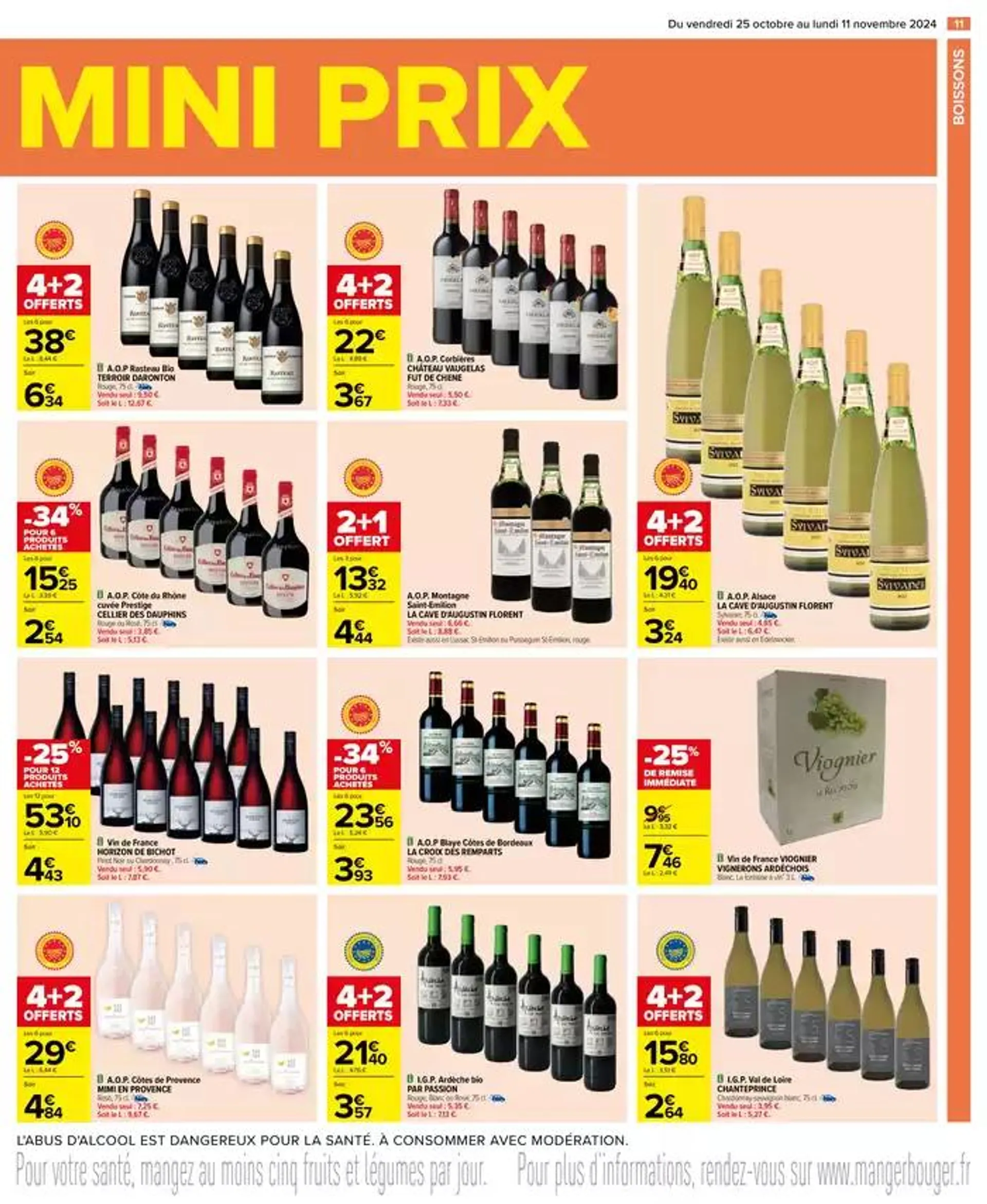 MAXI FORMAT MINI PRIX du 25 octobre au 11 novembre 2024 - Catalogue page 11