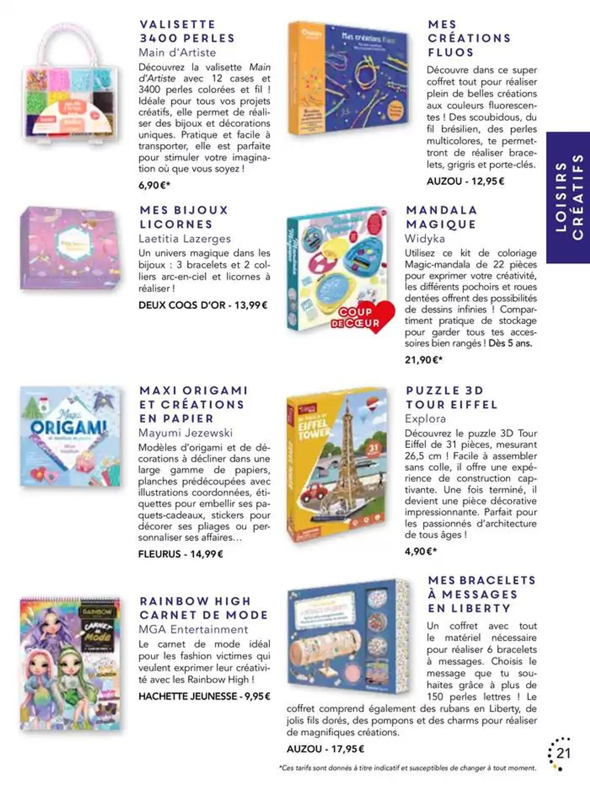 Les belles surprises de Noël du 23 octobre au 25 décembre 2024 - Catalogue page 21