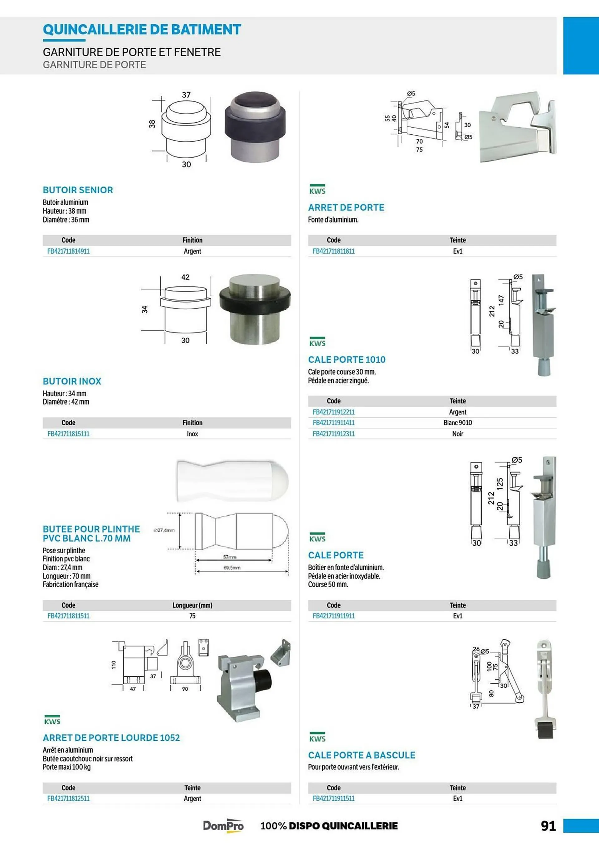 Catalogue DomPro du 8 juillet au 4 janvier 2025 - Catalogue page 91