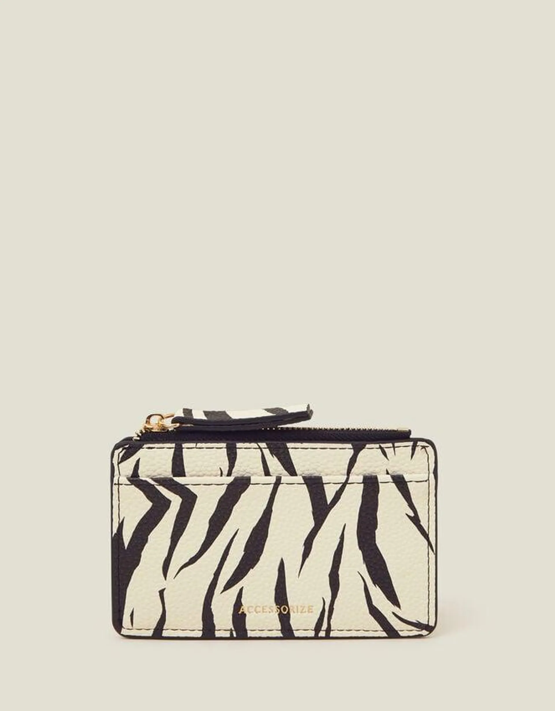 Zebra Window Card Holder