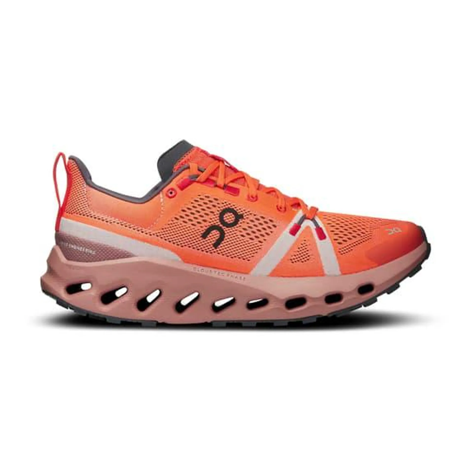 Chaussures On Cloudsurfer Trail orange rose femme