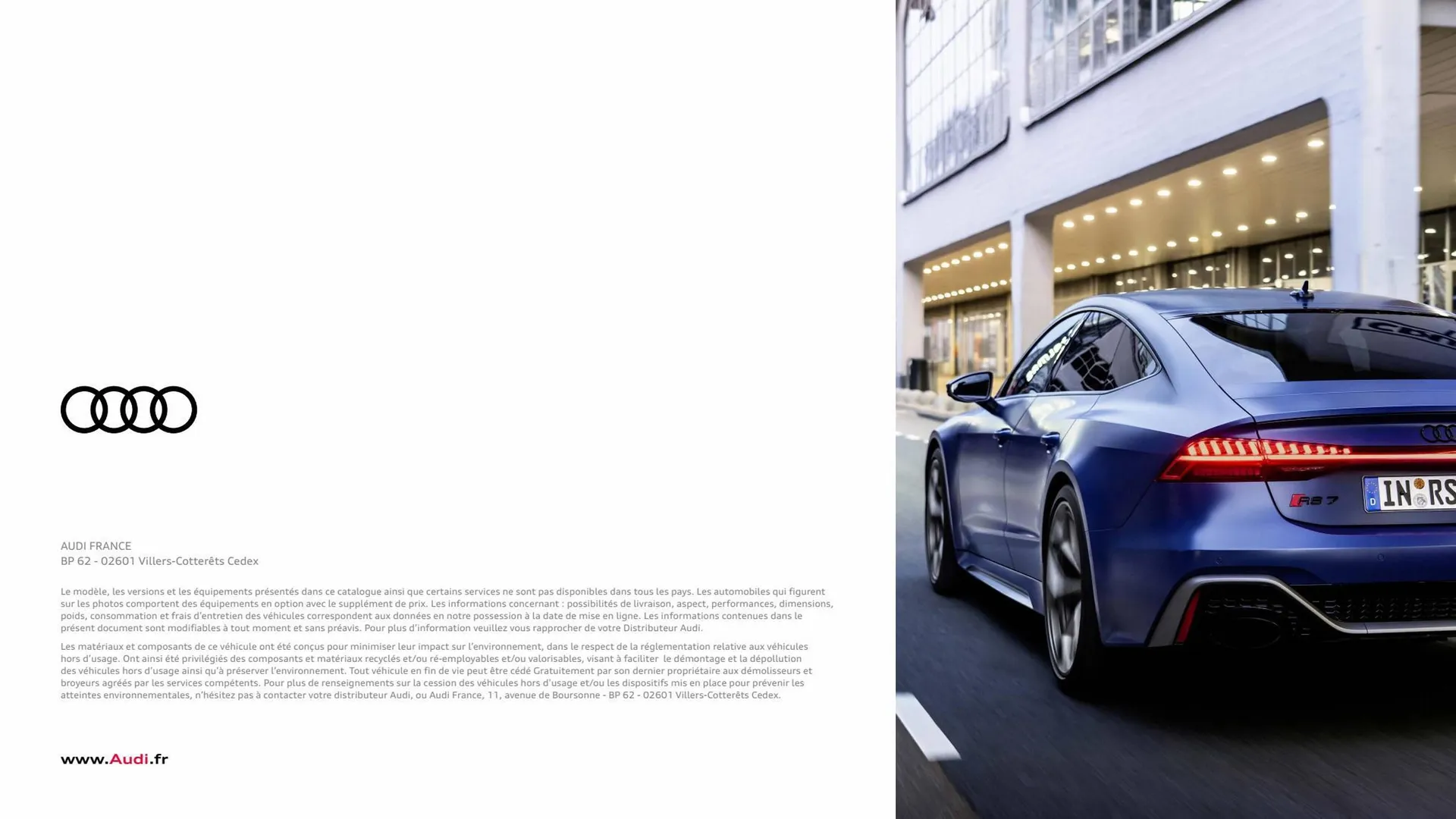 Catalogue Audi RS7 - 53
