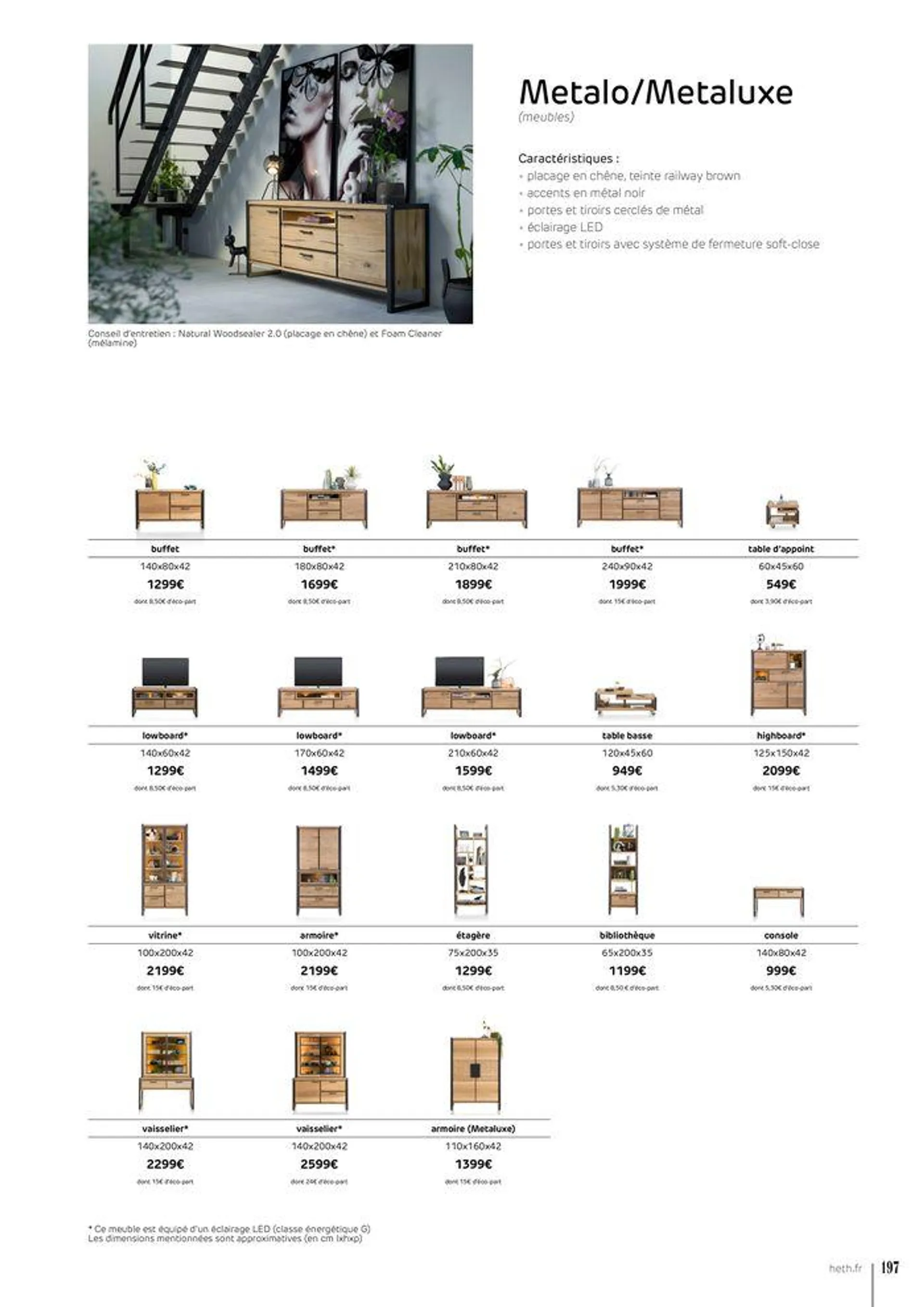 FAUTEUILS ET CANAPÉS  du 15 février au 30 novembre 2024 - Catalogue page 197