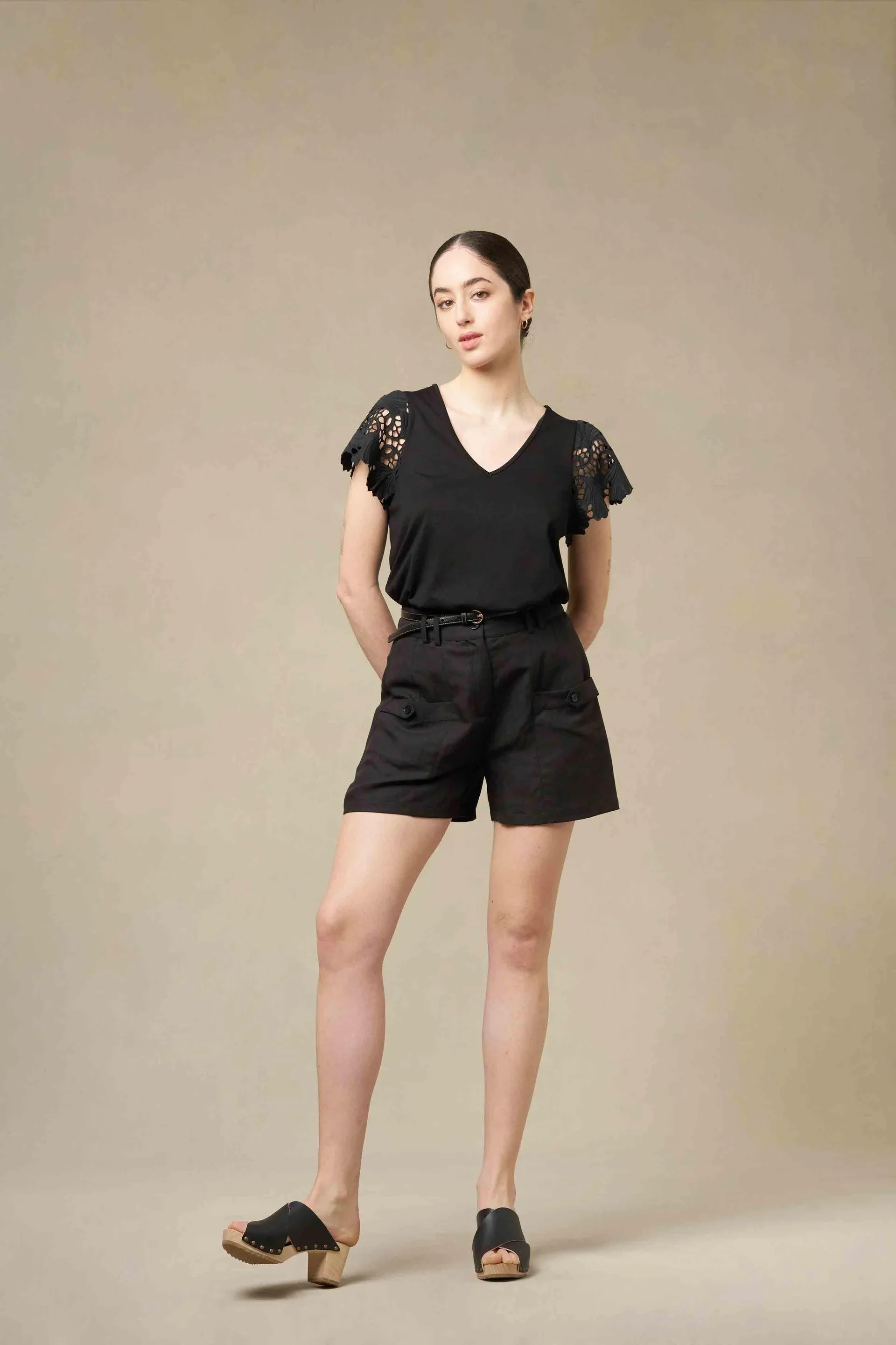 RENALDO SHORTS - BLACK