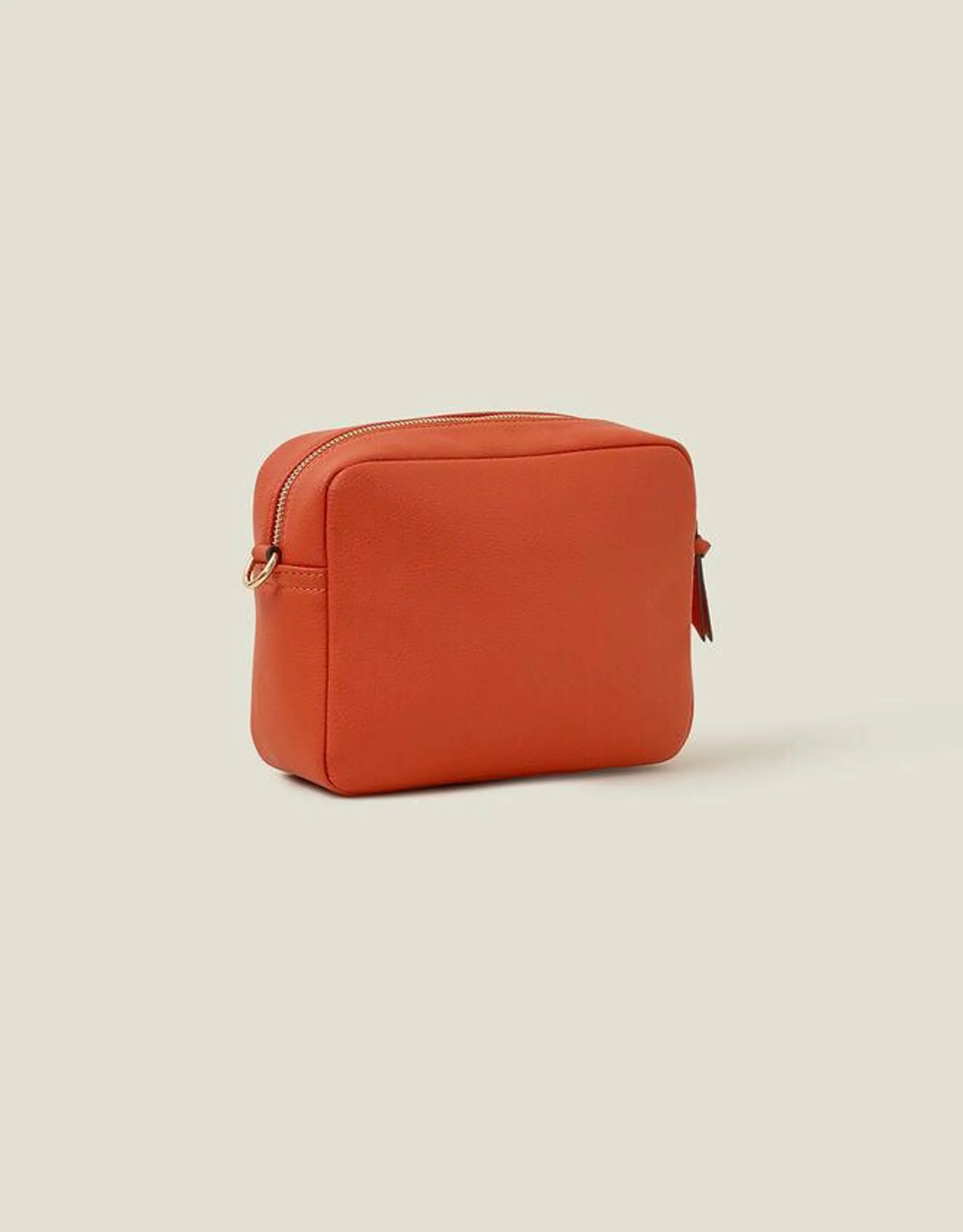 Camera Bag with Webbing Strap Orange