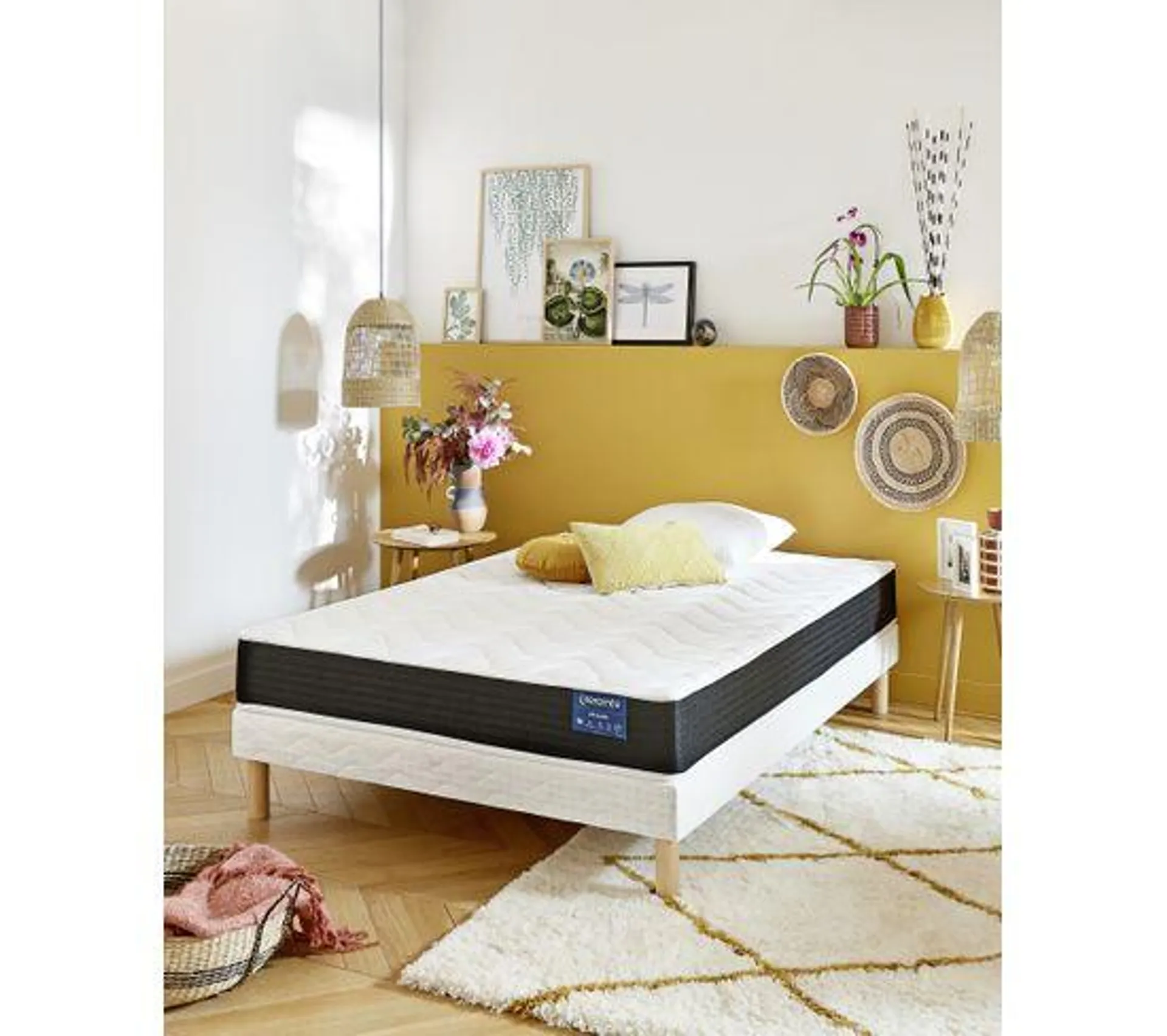 Matelas + sommier 140x190 cm DREAMEA EPSILON 2