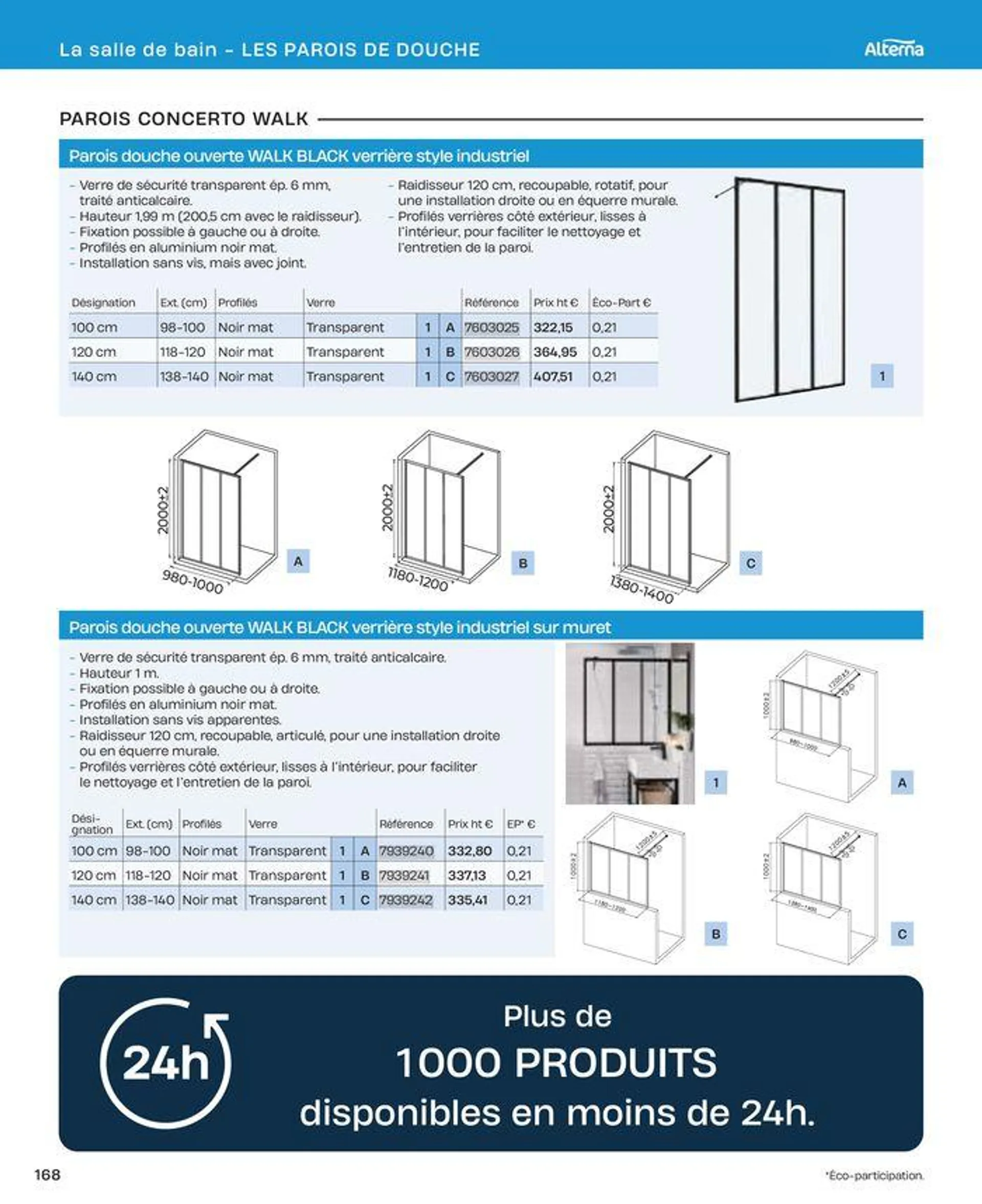 La salle de bain en toute sérénité du 2 juillet au 31 décembre 2024 - Catalogue page 168