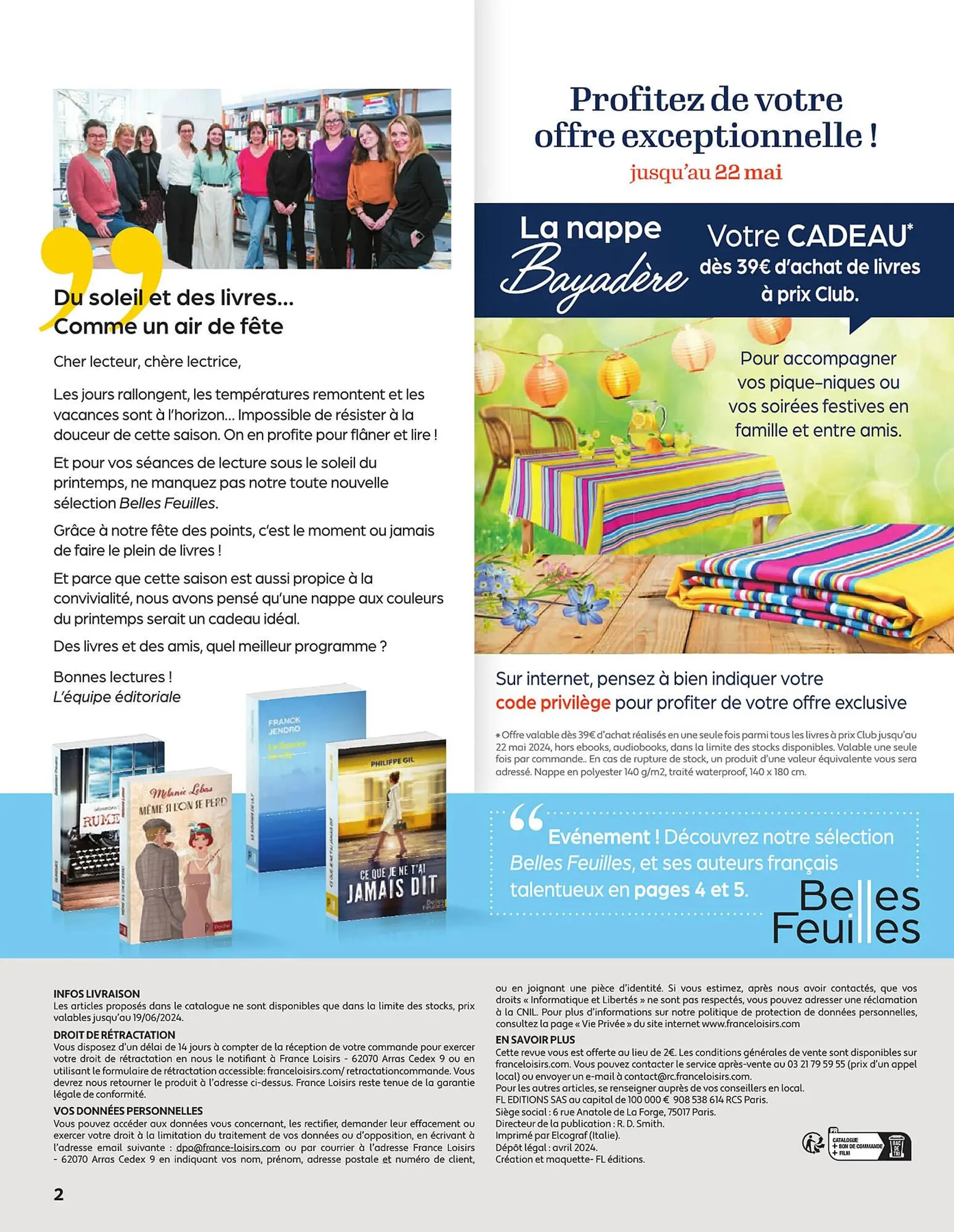 Catalogue France Loisirs - 2