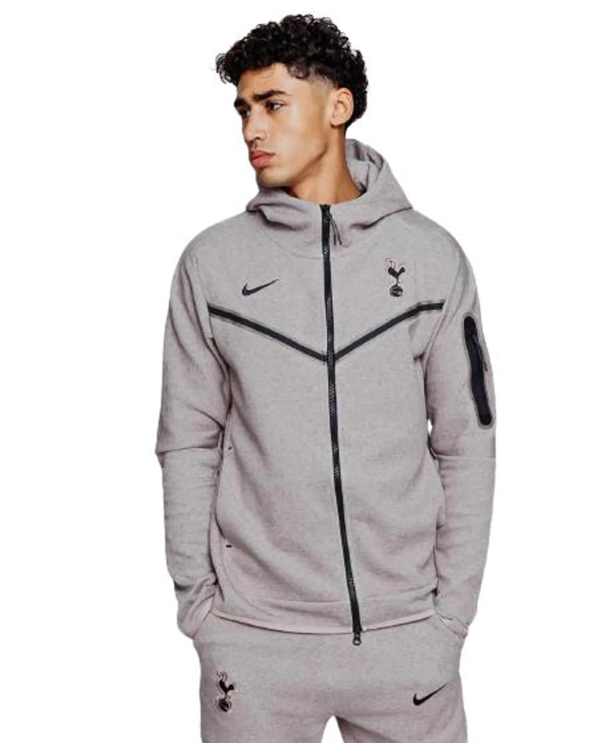 Veste Tottenham Tech Fleece 2023/2024 - Taupe