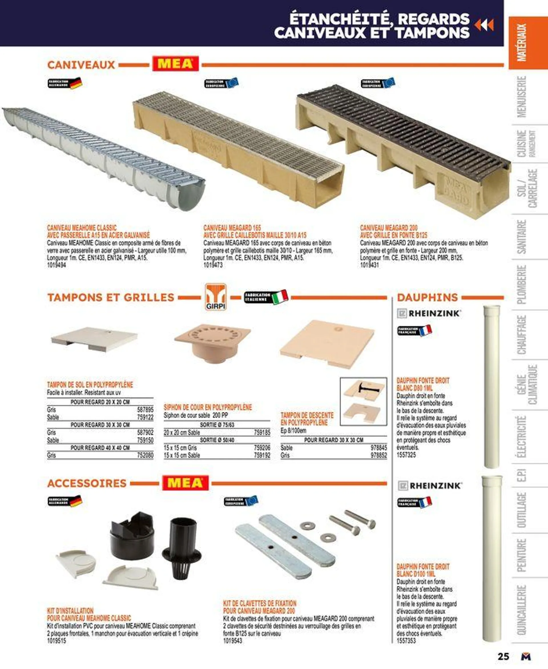 Guide produits 2024 du 15 mars au 31 décembre 2024 - Catalogue page 25