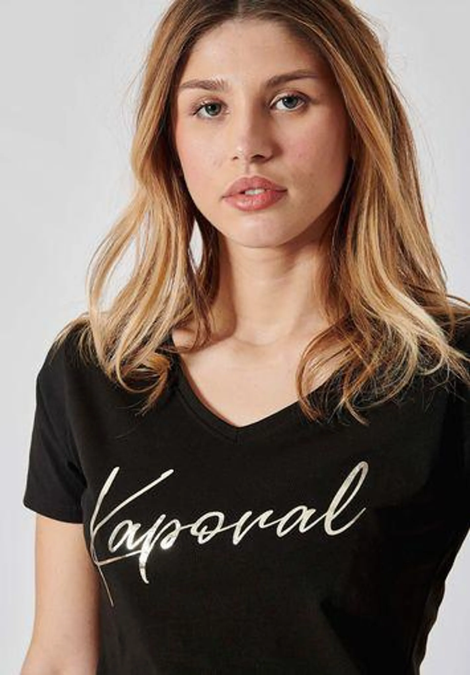 T-shirt noir Femme