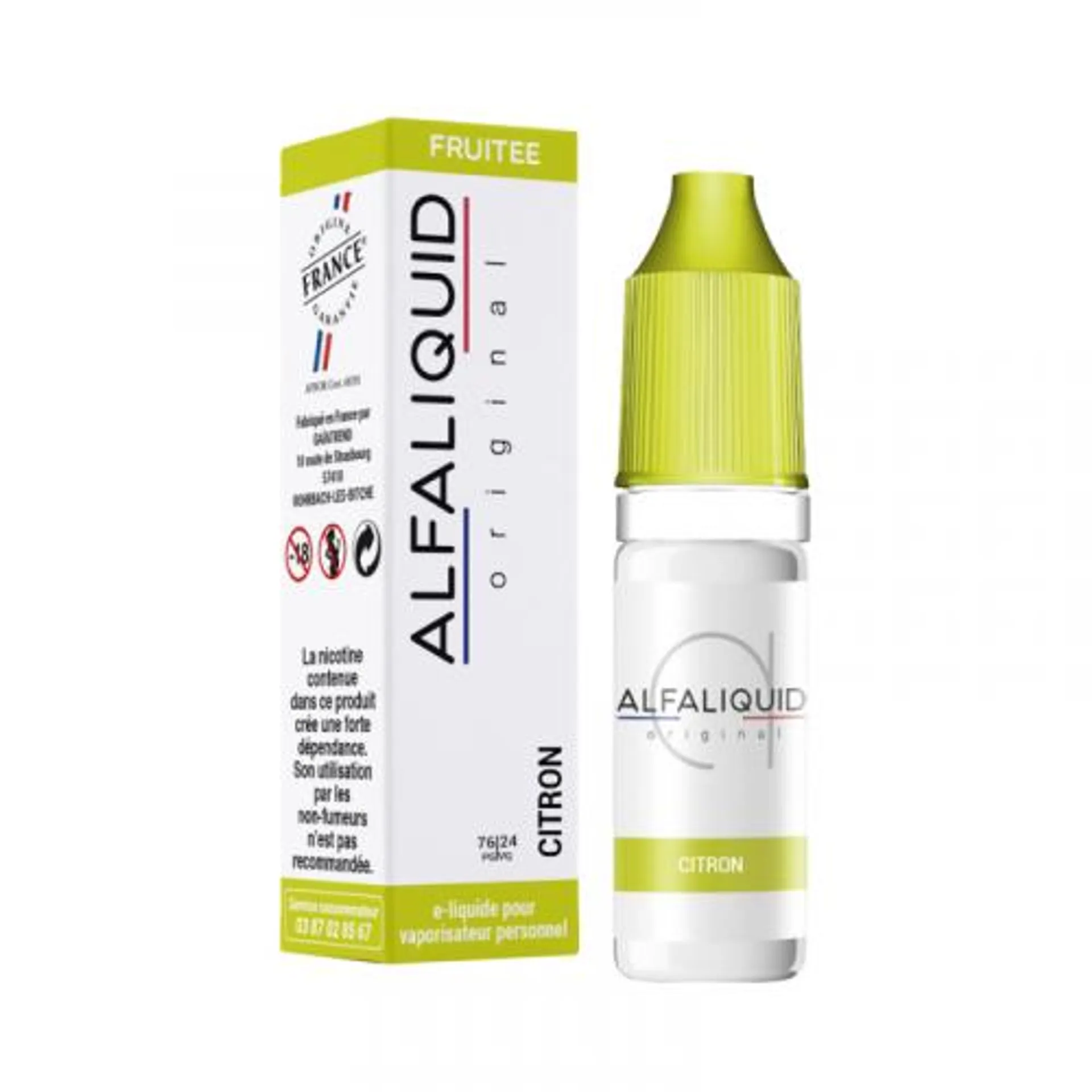 E Liquide CITRON 10 ml - Alfaliquid