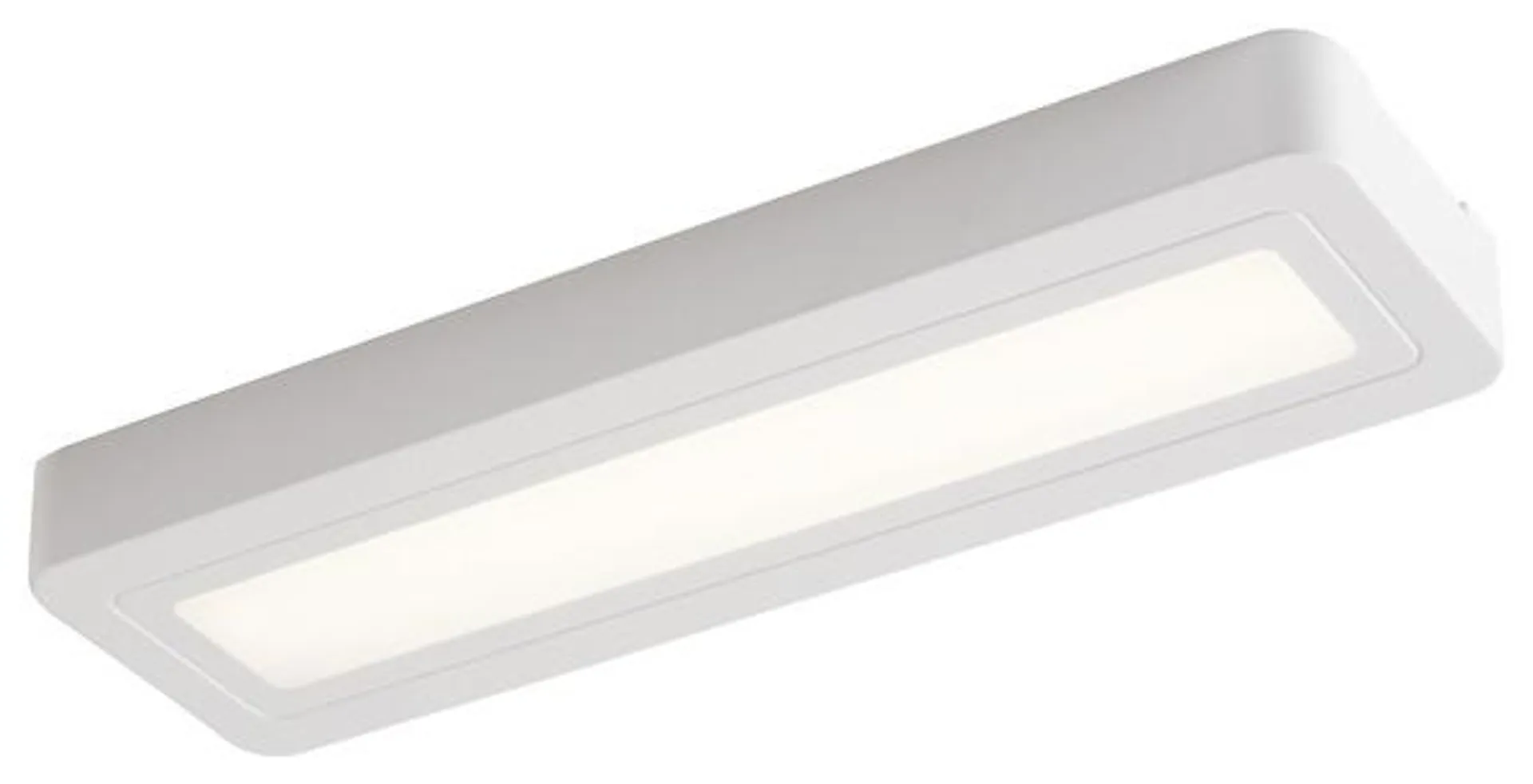 Éclairage de dessous de meuble led 16cm rectangle blanc - Colours