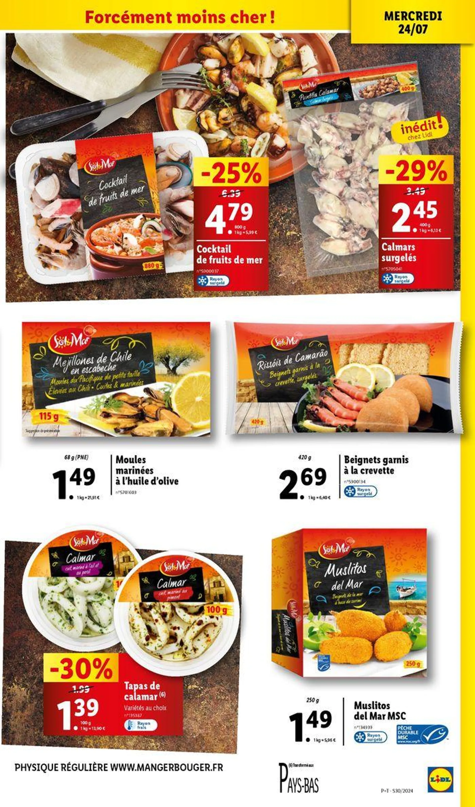 Profitez des journées opportunités pour dénicher vos produits du quotidien à prix Lidl du 24 juillet au 30 juillet 2024 - Catalogue page 25