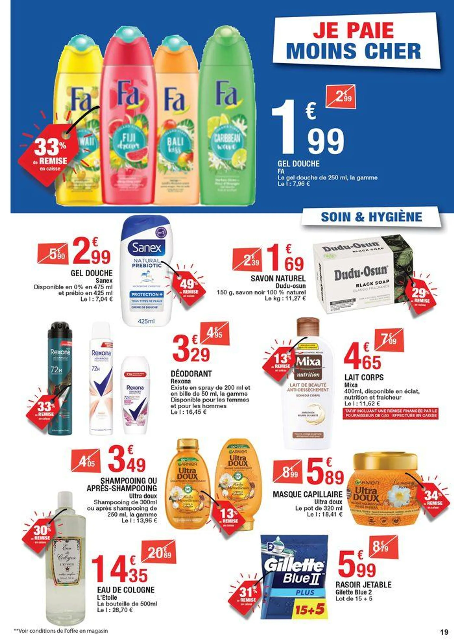 Carrefour SURGELES & FETE DE LA MER - Les JO de Paris du 23 juillet au 4 août 2024 - Catalogue page 19