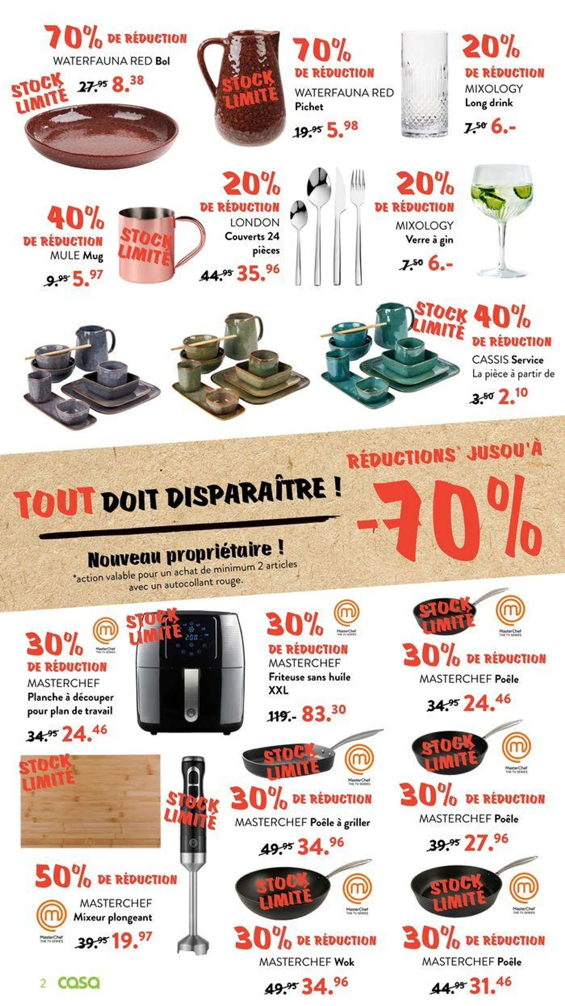 TOUT DOIT DISPARAÎTRE ! du 19 juin au 30 juin 2024 - Catalogue page 2