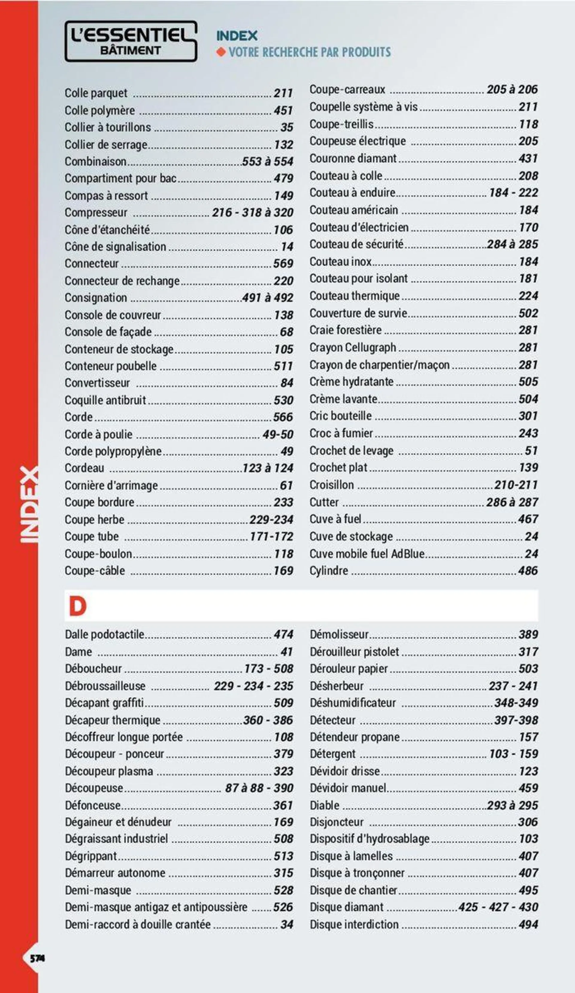 Essentiel Batiment 2024 du 3 janvier au 31 décembre 2024 - Catalogue page 528