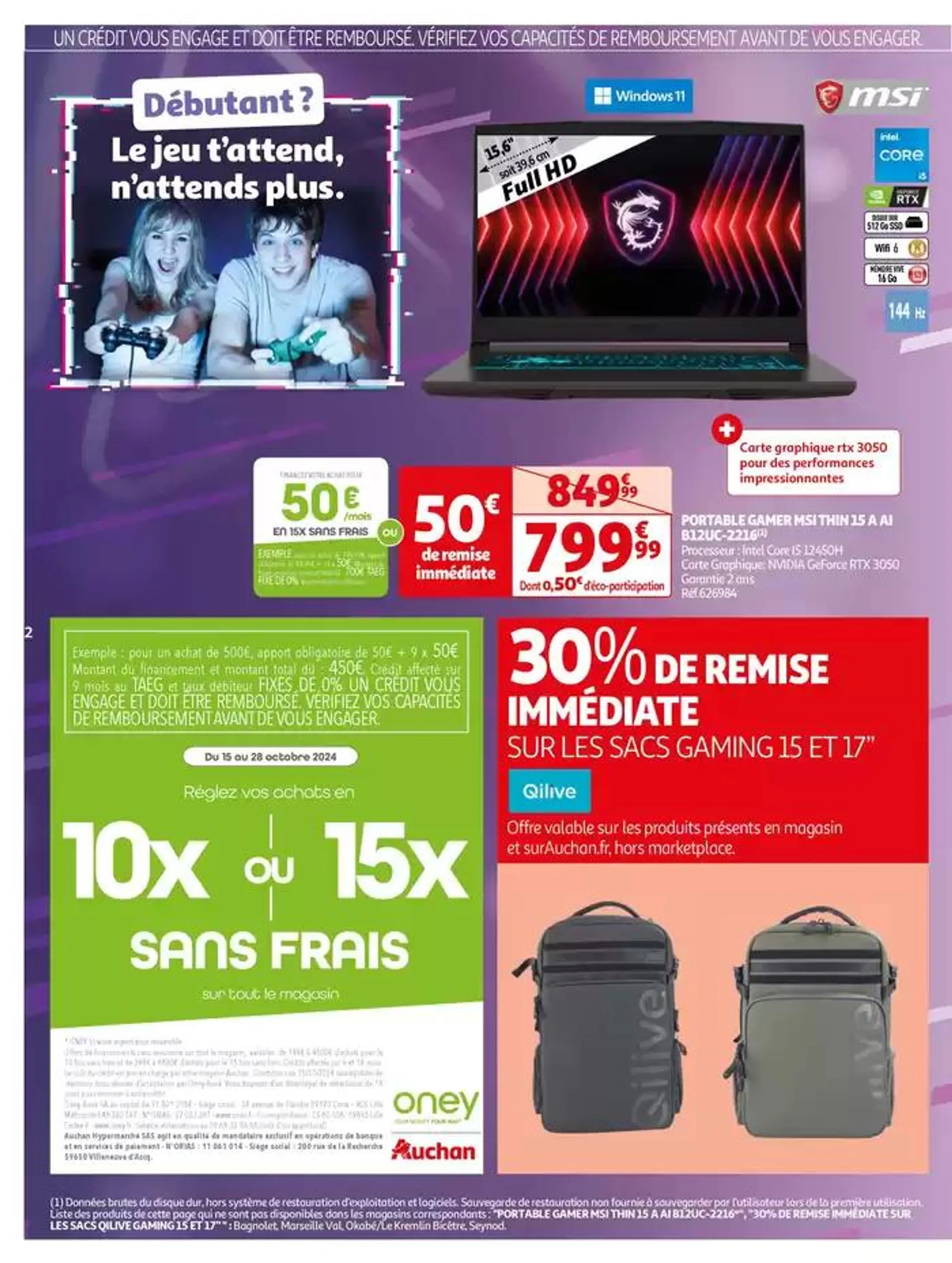 Games Week : passez au niveau supérieur du 15 octobre au 28 octobre 2024 - Catalogue page 2