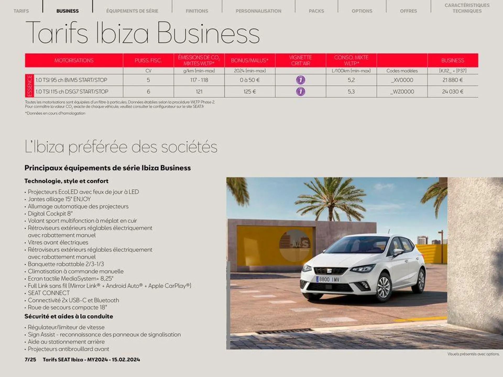 Nouvelle SEAT Ibiza du 18 mars au 18 septembre 2024 - Catalogue page 7