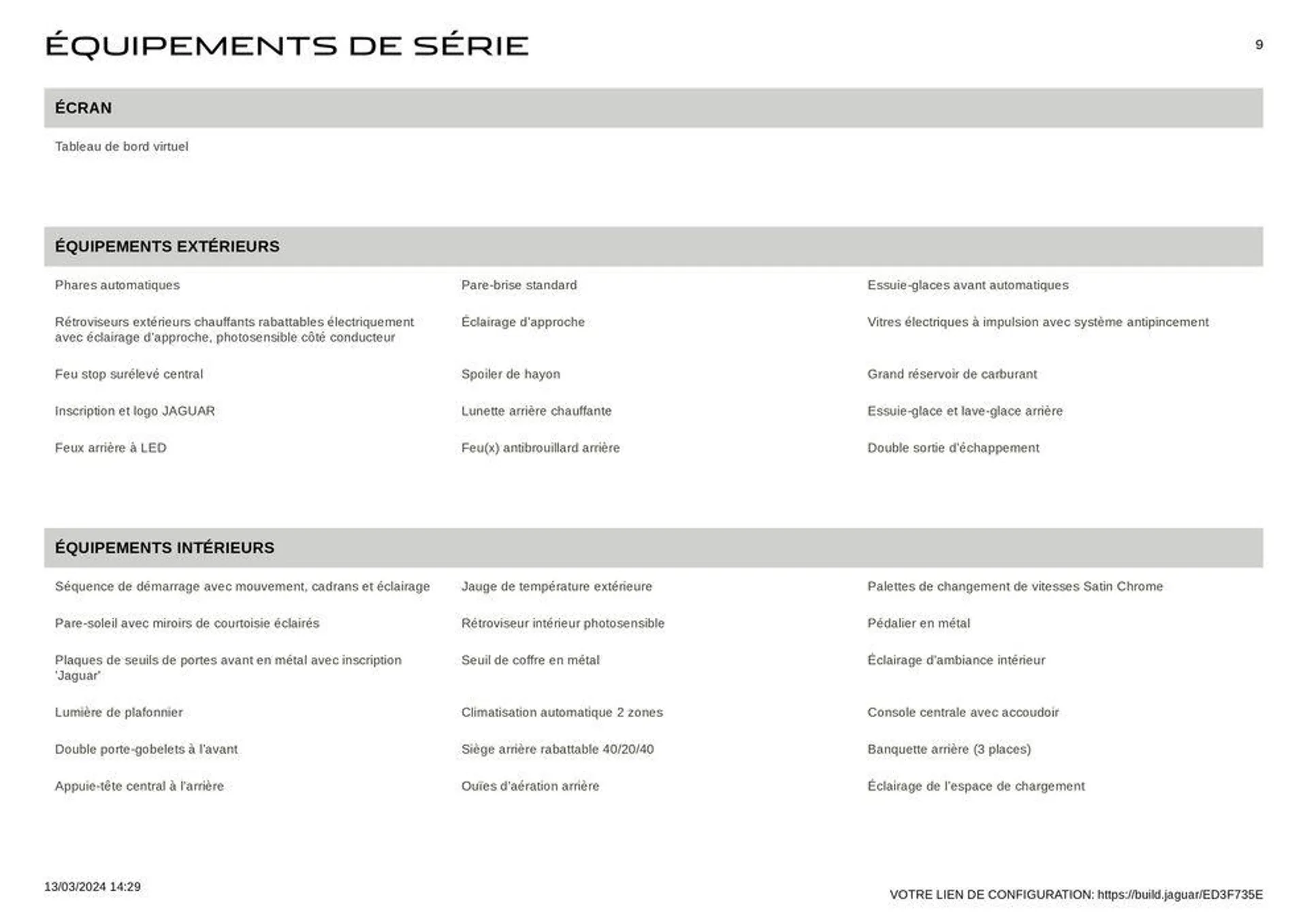 E‑PACE R‑DYNAMIC SE Carpathian Grey du 13 mars au 31 décembre 2024 - Catalogue page 9