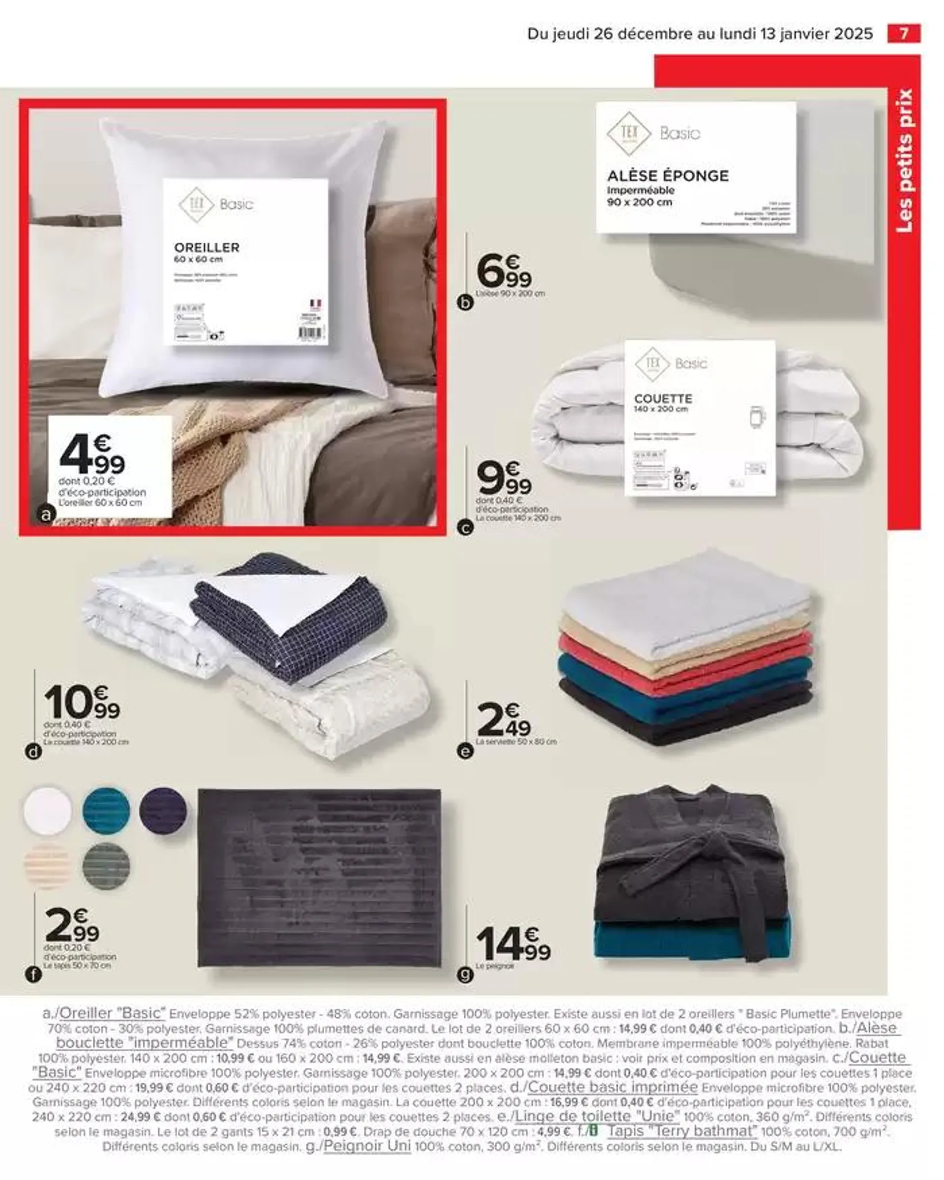 LE BLANC, DES COLLECTIONS INSPIRANTES du 26 décembre au 13 janvier 2025 - Catalogue page 9