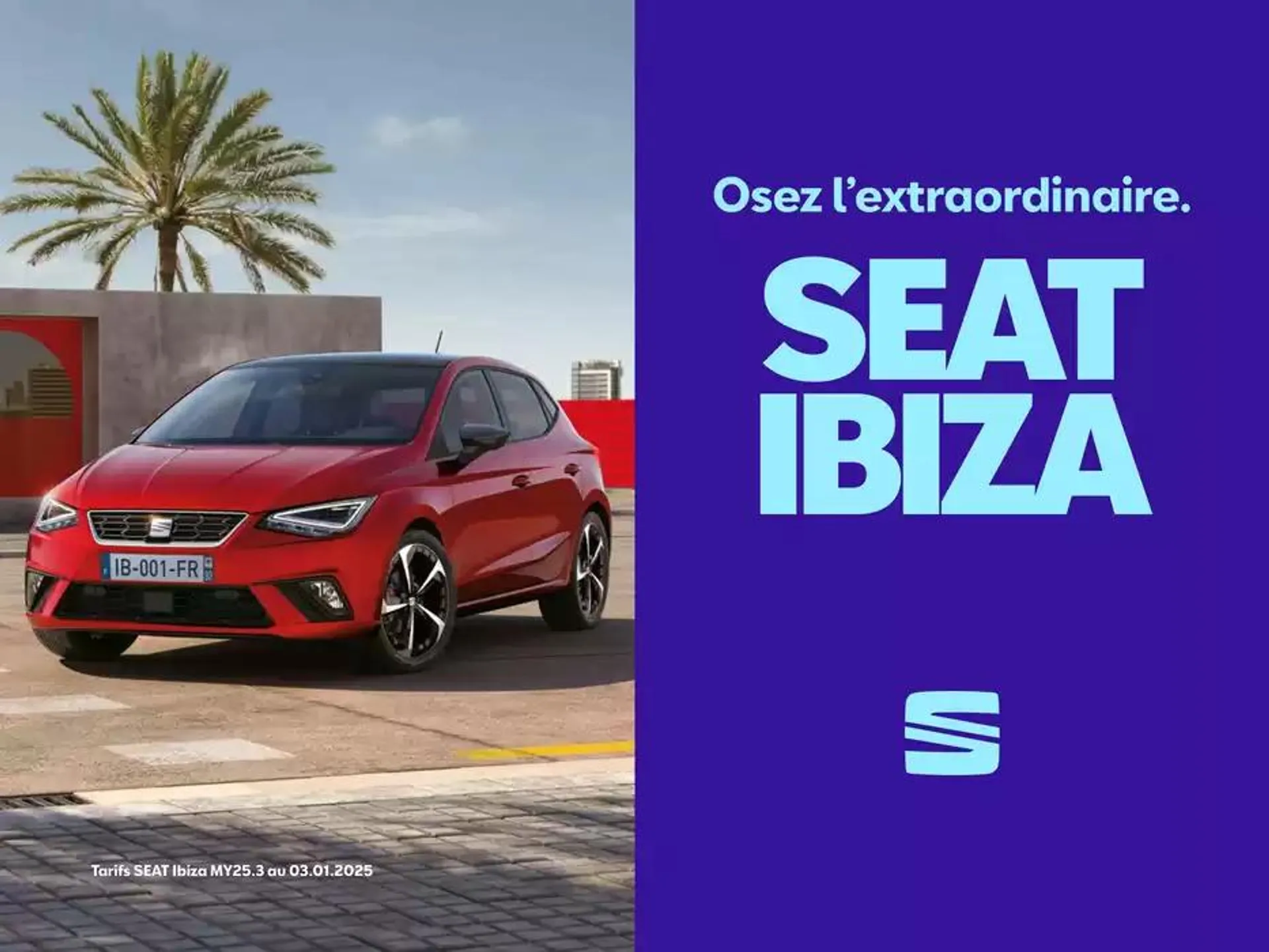 SEAT Ibiza du 21 janvier au 21 janvier 2026 - Catalogue page 1