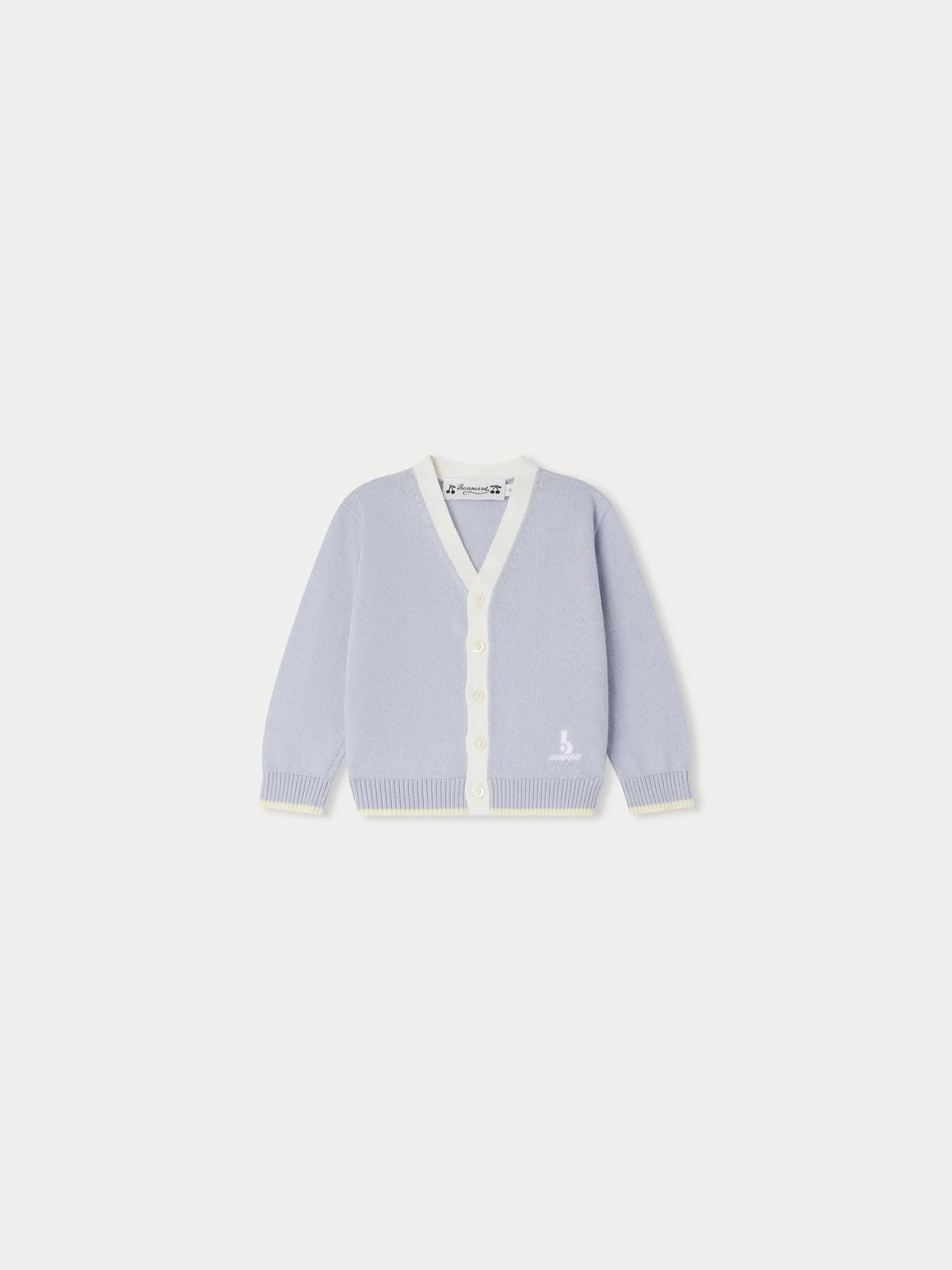 Cardigan Teotim rayures ciel