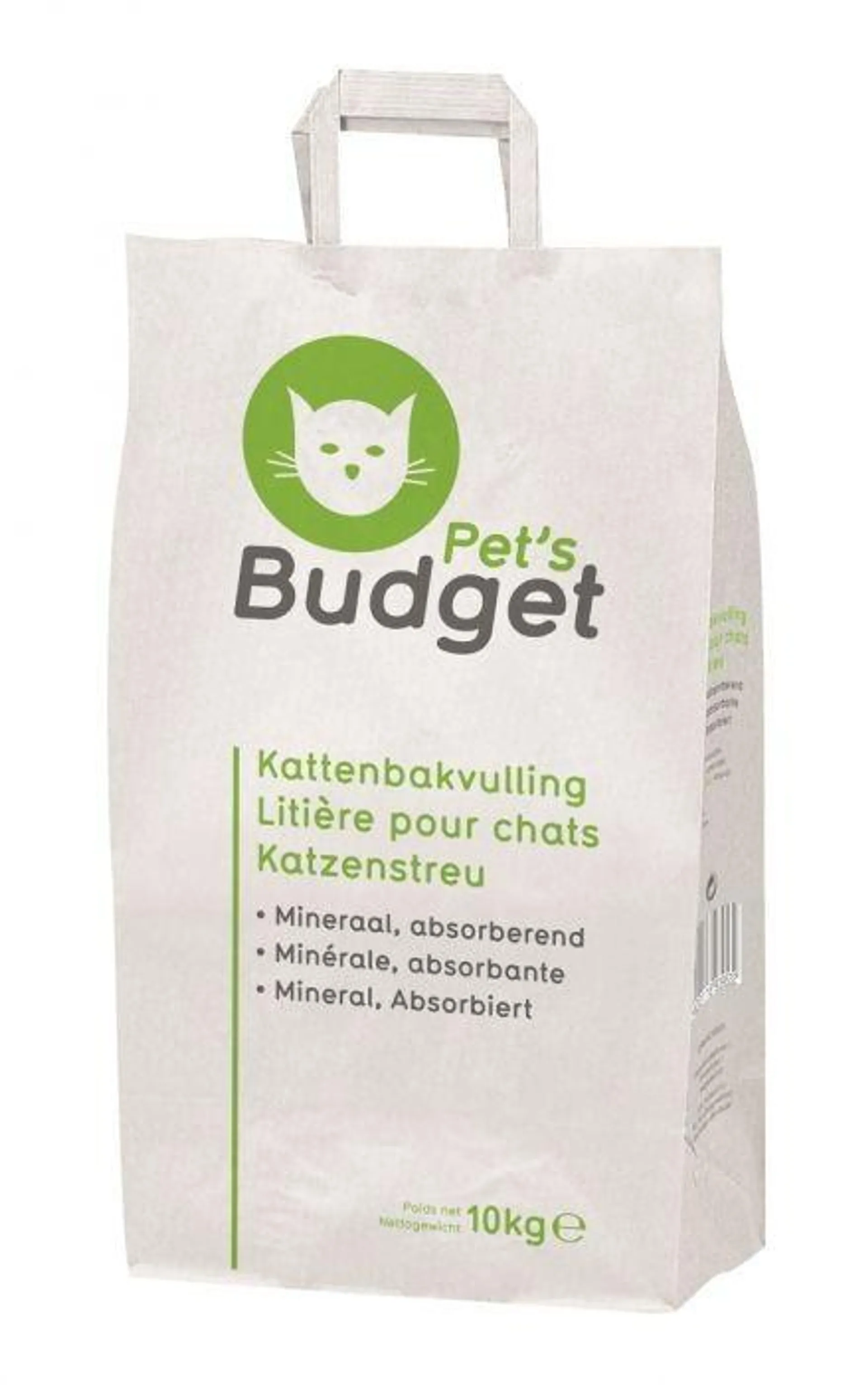 Litière pour chat pet's budget 10kg