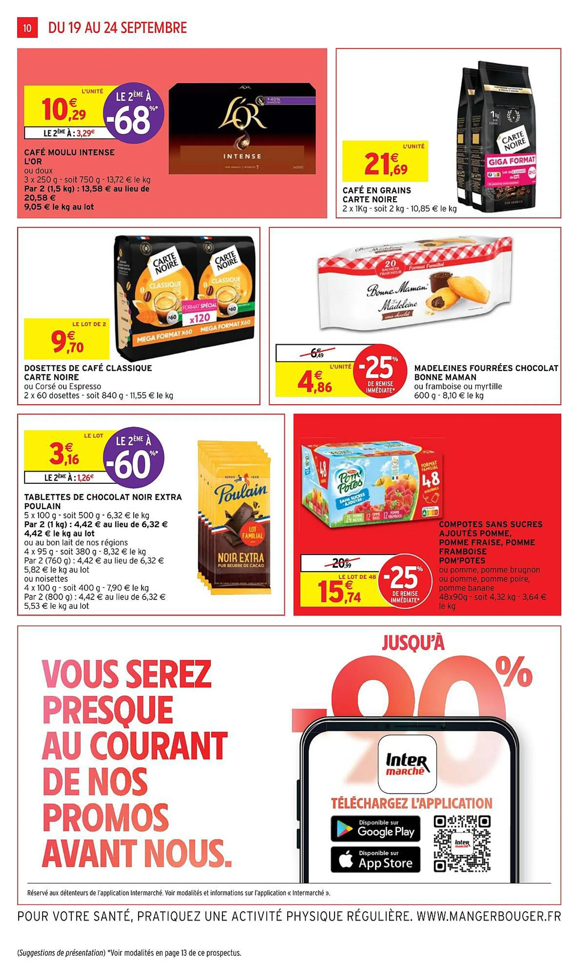 Catalogue Intermarché du 19 septembre au 24 septembre 2023 - Catalogue page 10