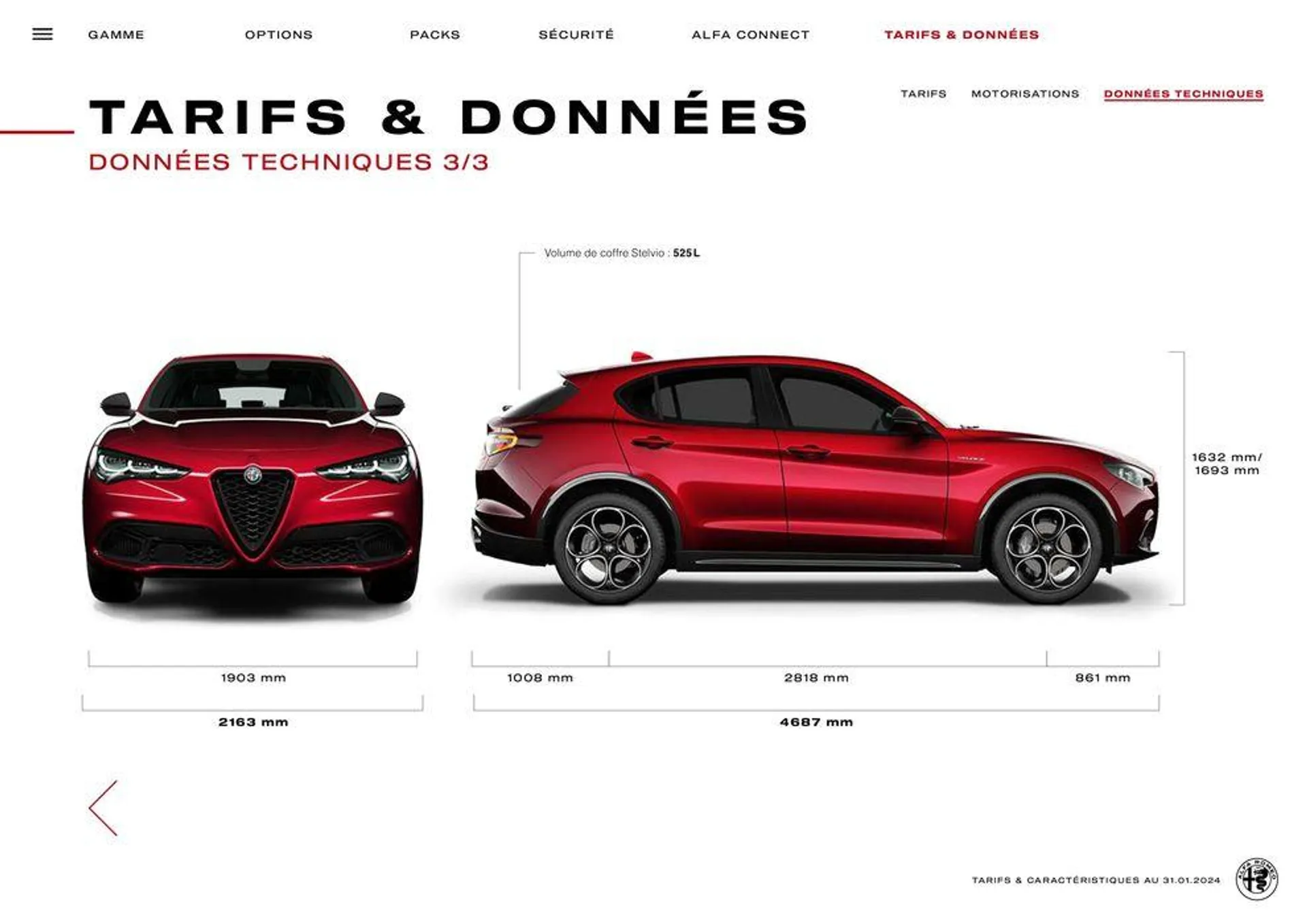 Alfa Romeo STELVIO du 24 avril au 24 avril 2025 - Catalogue page 21