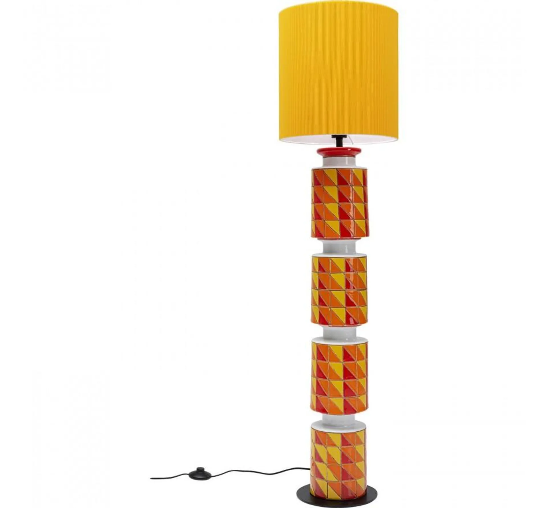 Lampadaire Hit Parade jaune Kare Design