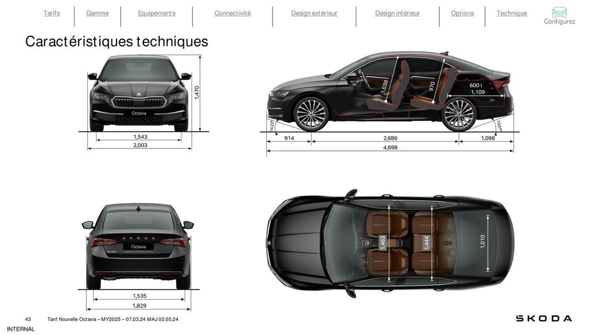 Octavia Berline Selection 1.5 TSI 116ch Hybrid DSG - 39