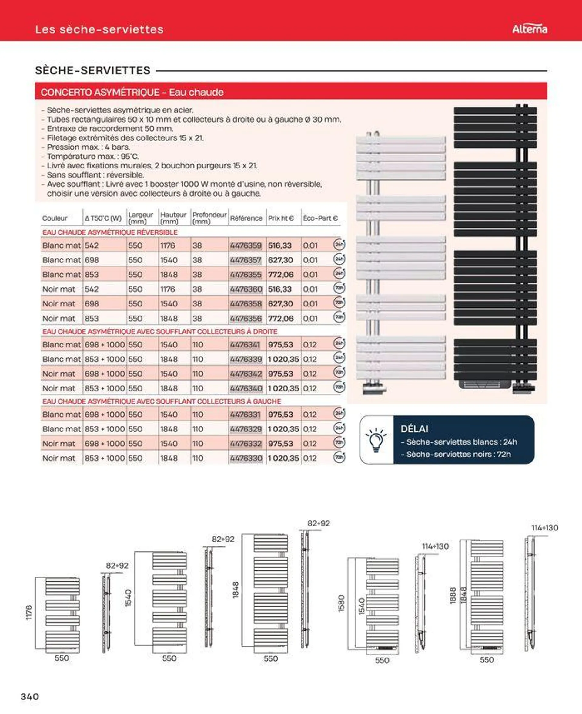 La salle de bain en toute sérénité du 2 juillet au 31 décembre 2024 - Catalogue page 340