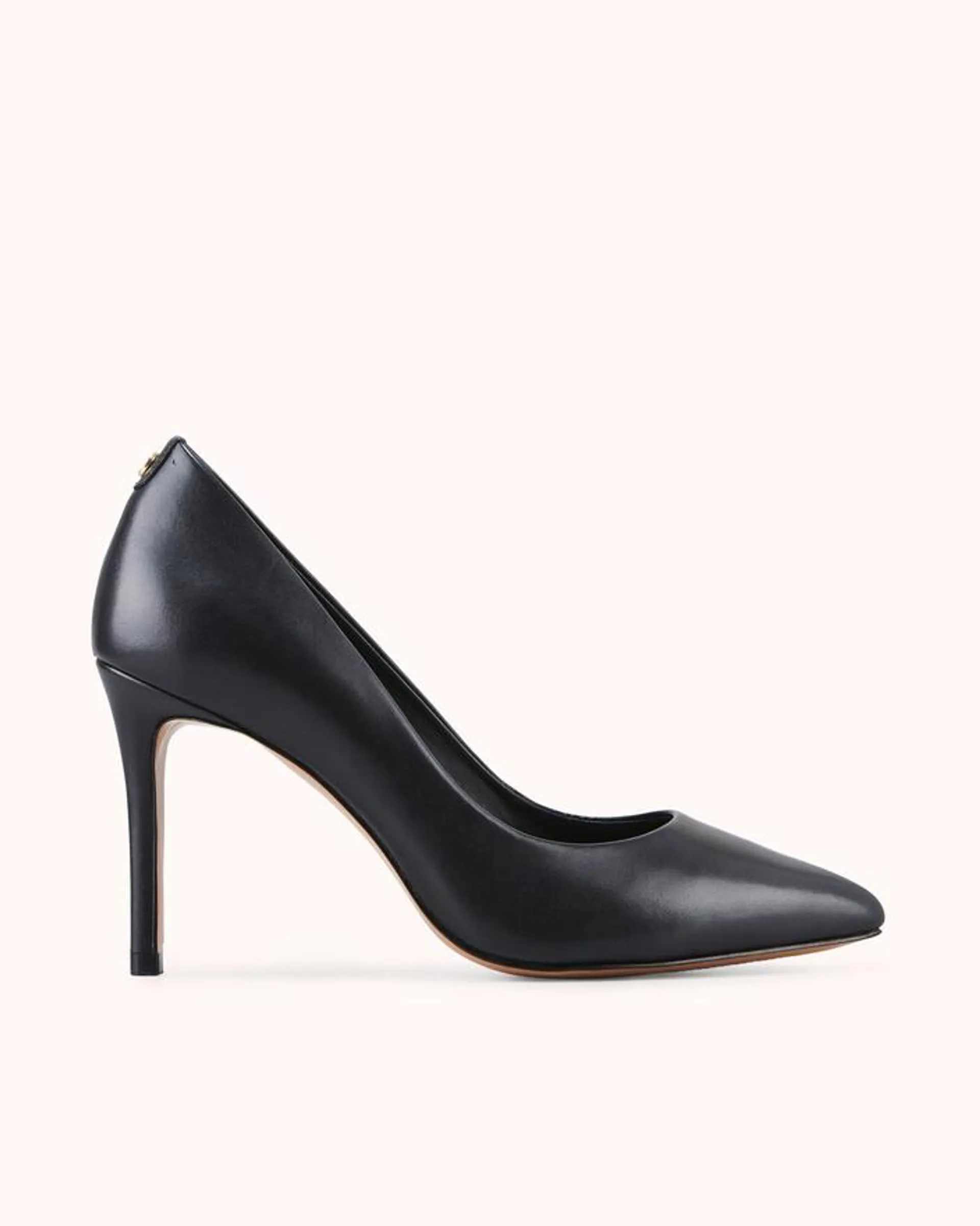 ESCARPIN AZOA en cuir noir