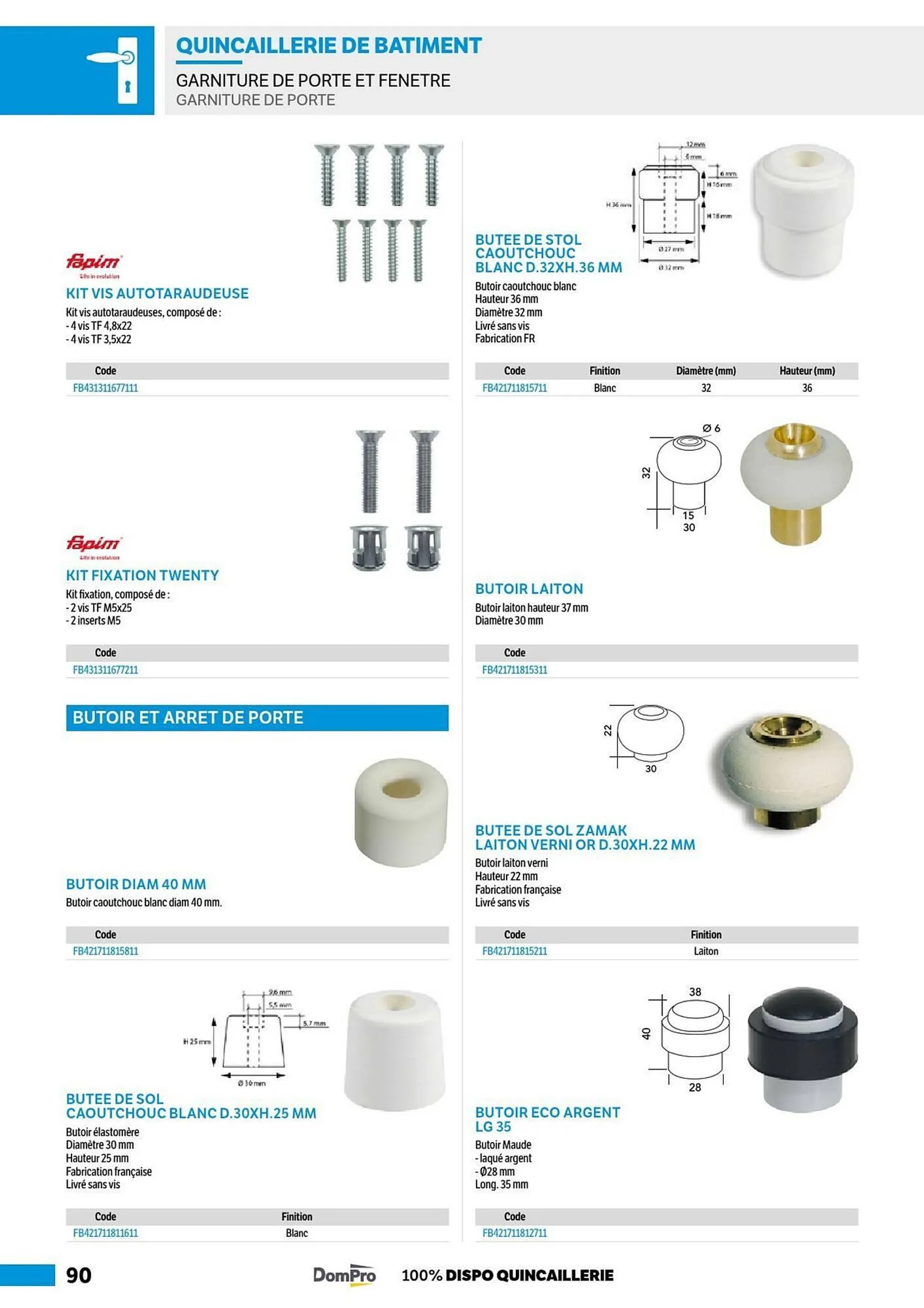 Catalogue DomPro du 8 juillet au 4 janvier 2025 - Catalogue page 90