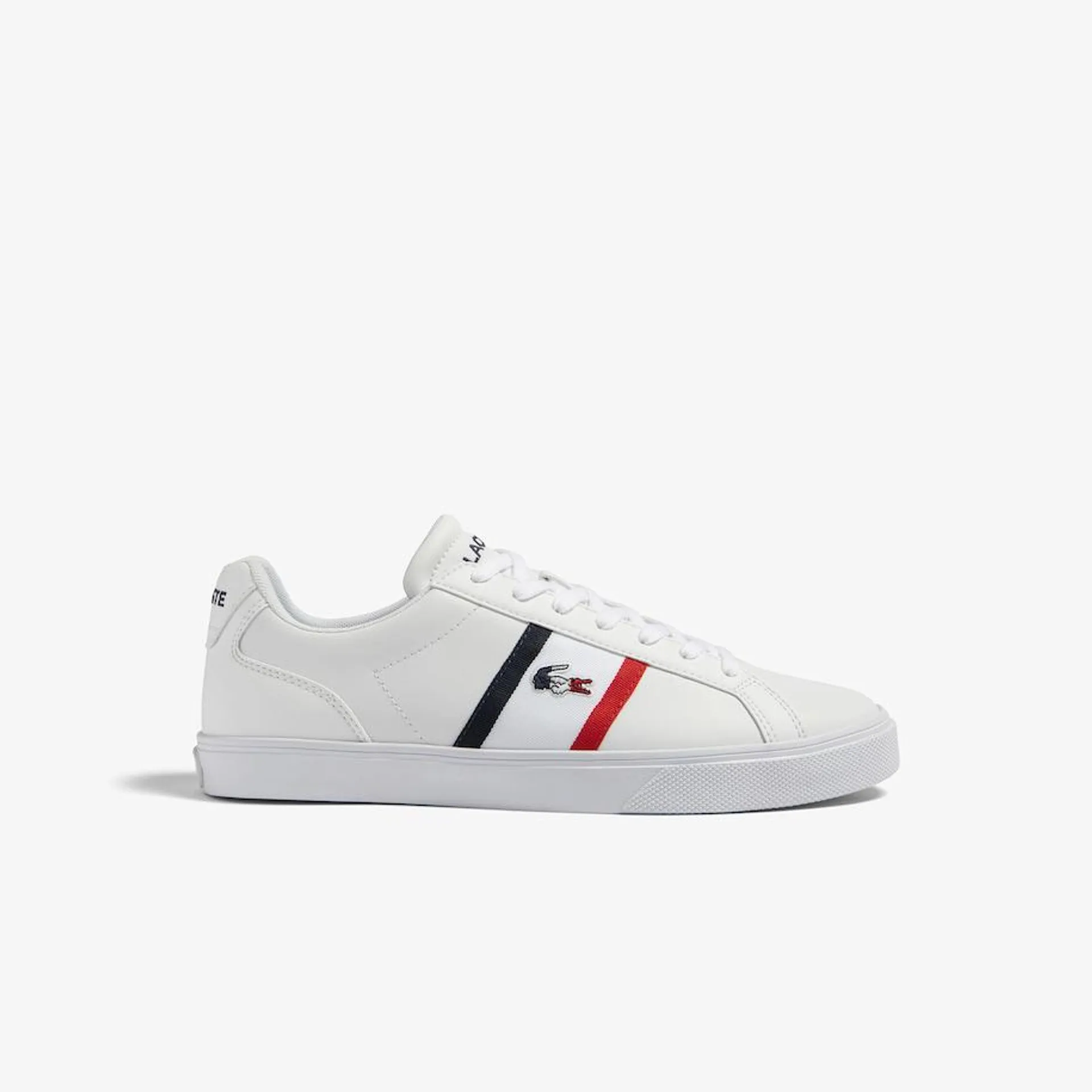 Sneakers Lerond Pro homme Lacoste en cuir tricolores