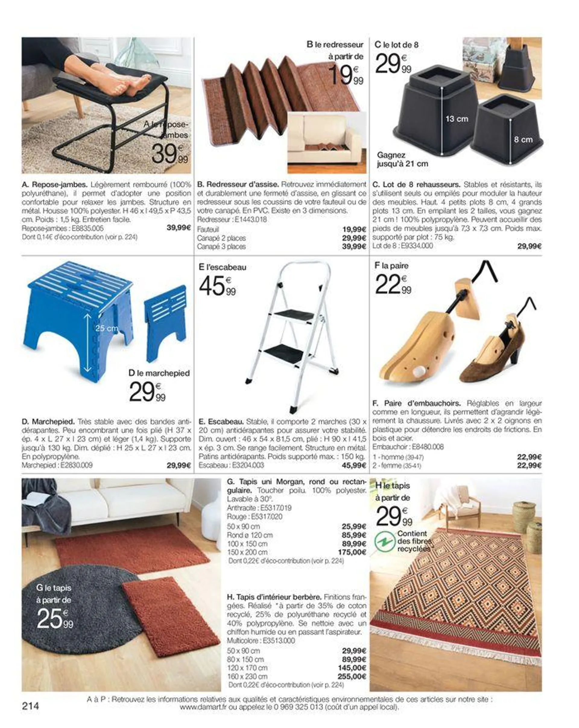 Le confort me donne du style du 10 mai au 31 octobre 2024 - Catalogue page 214