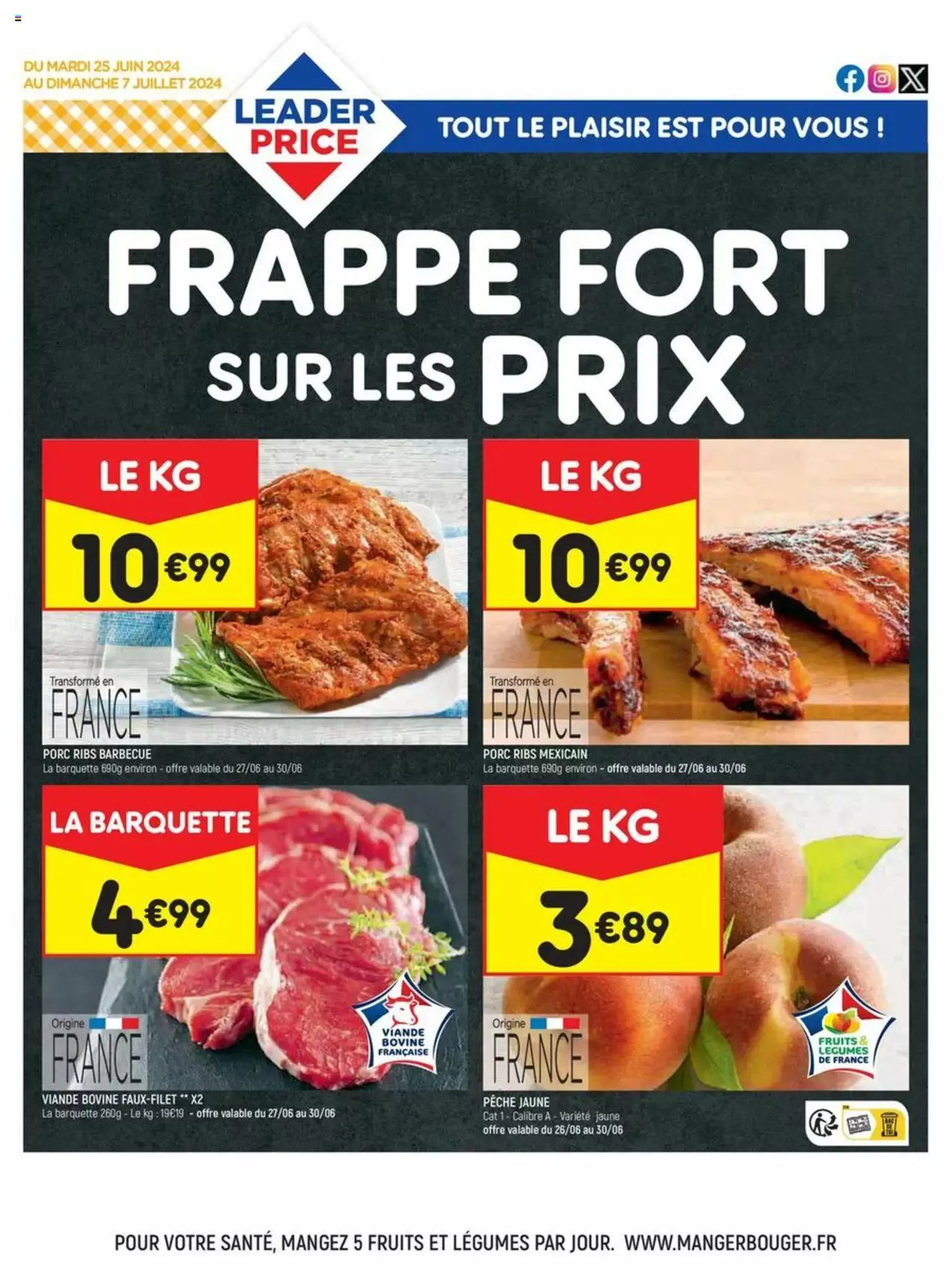 Leader Price catalogue du 25 juin au 7 juillet 2024 - Catalogue page 16