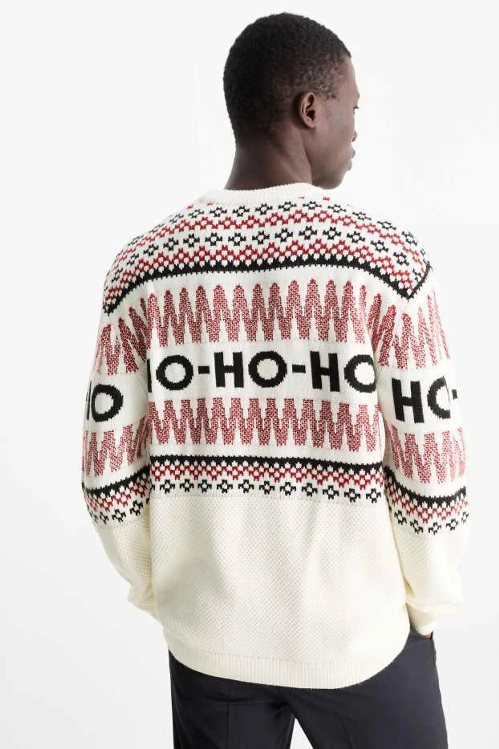 Christmas jumper - HoHoHo - patterned