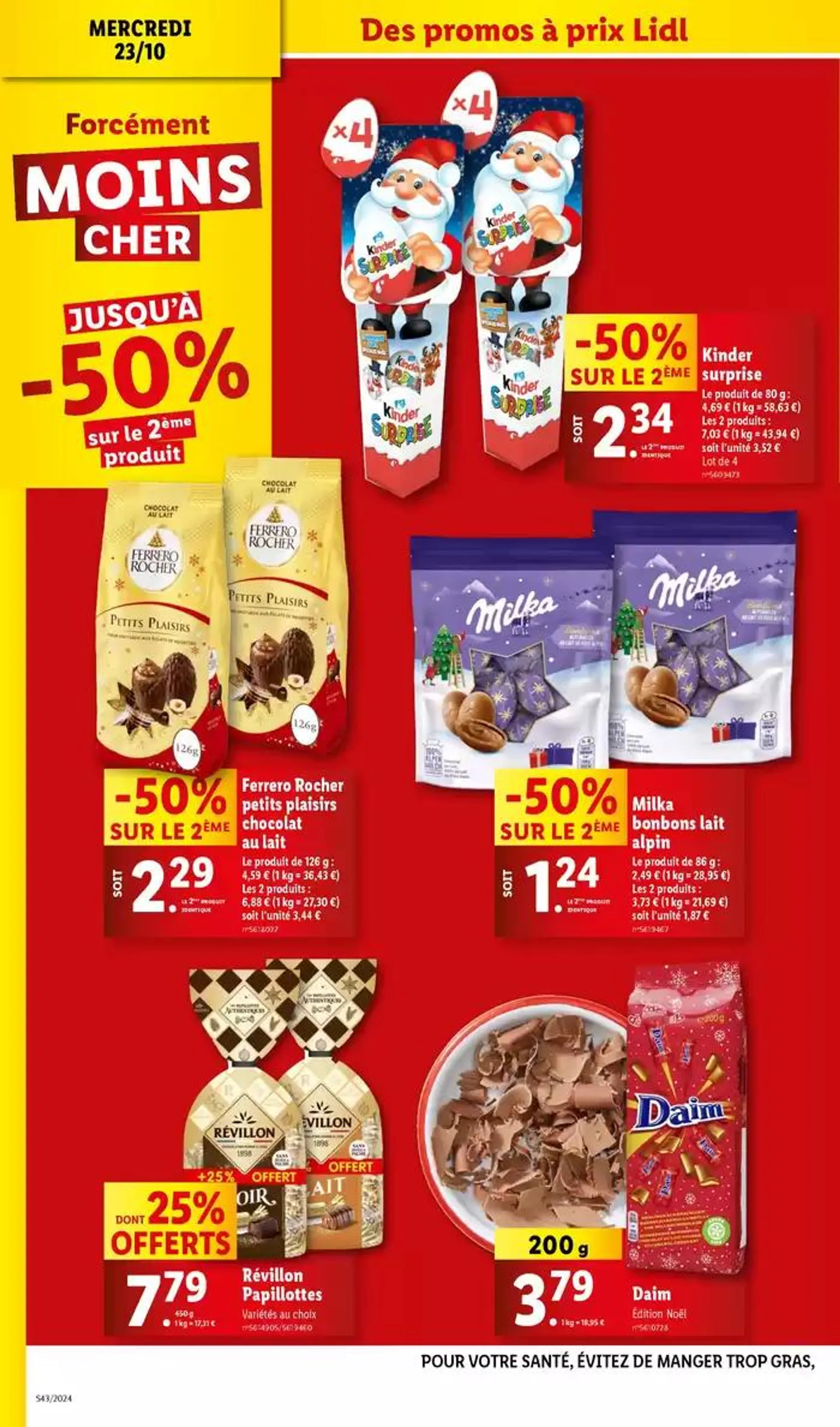 L'hiver approche ! Cette semaine, retrouvez des produits réconfortants, toujours à prix Lidl du 23 octobre au 29 octobre 2024 - Catalogue page 20