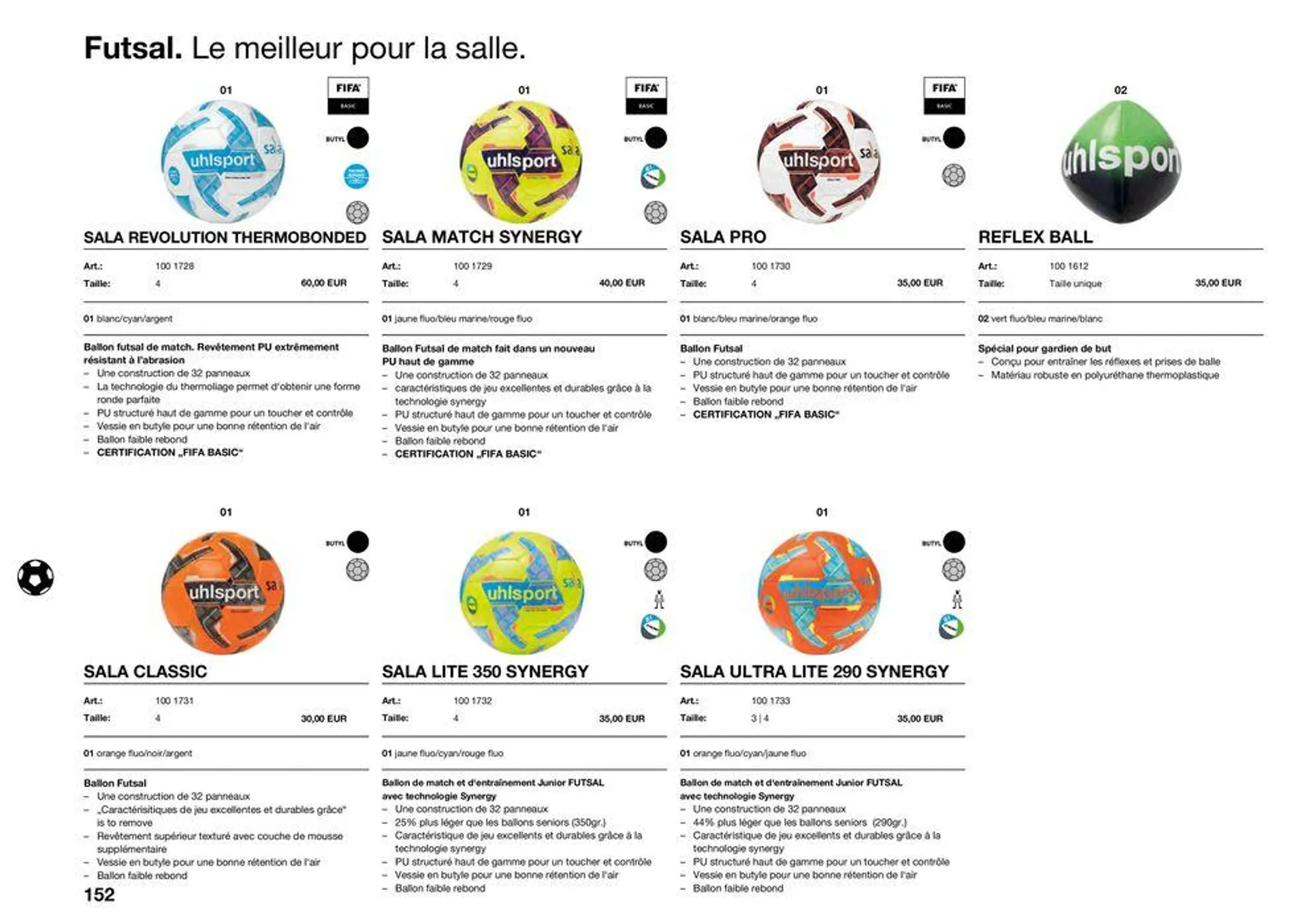 Table des matières du 24 janvier au 31 décembre 2024 - Catalogue page 152