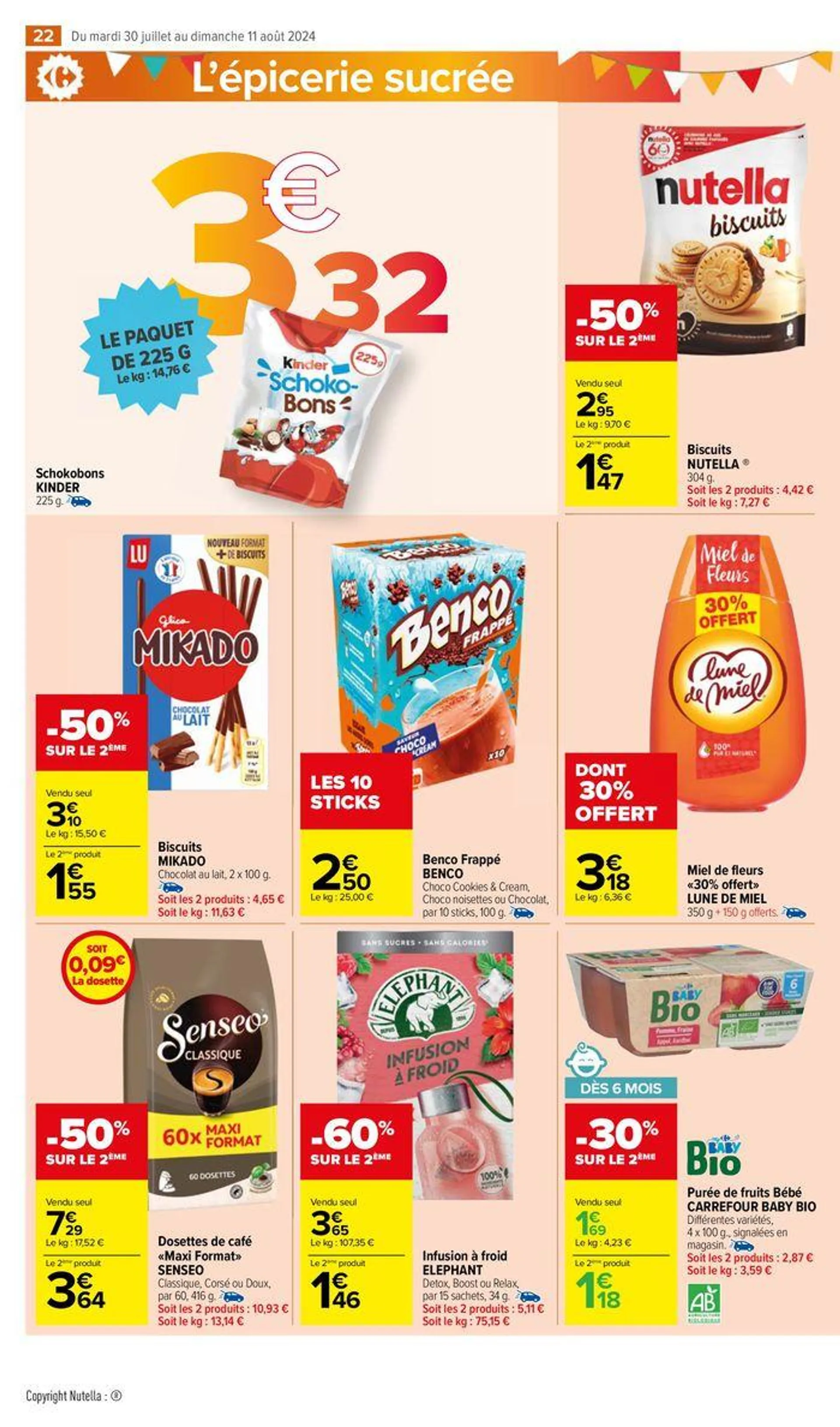 Le Top Chrono des Promos du 30 juillet au 11 août 2024 - Catalogue page 24