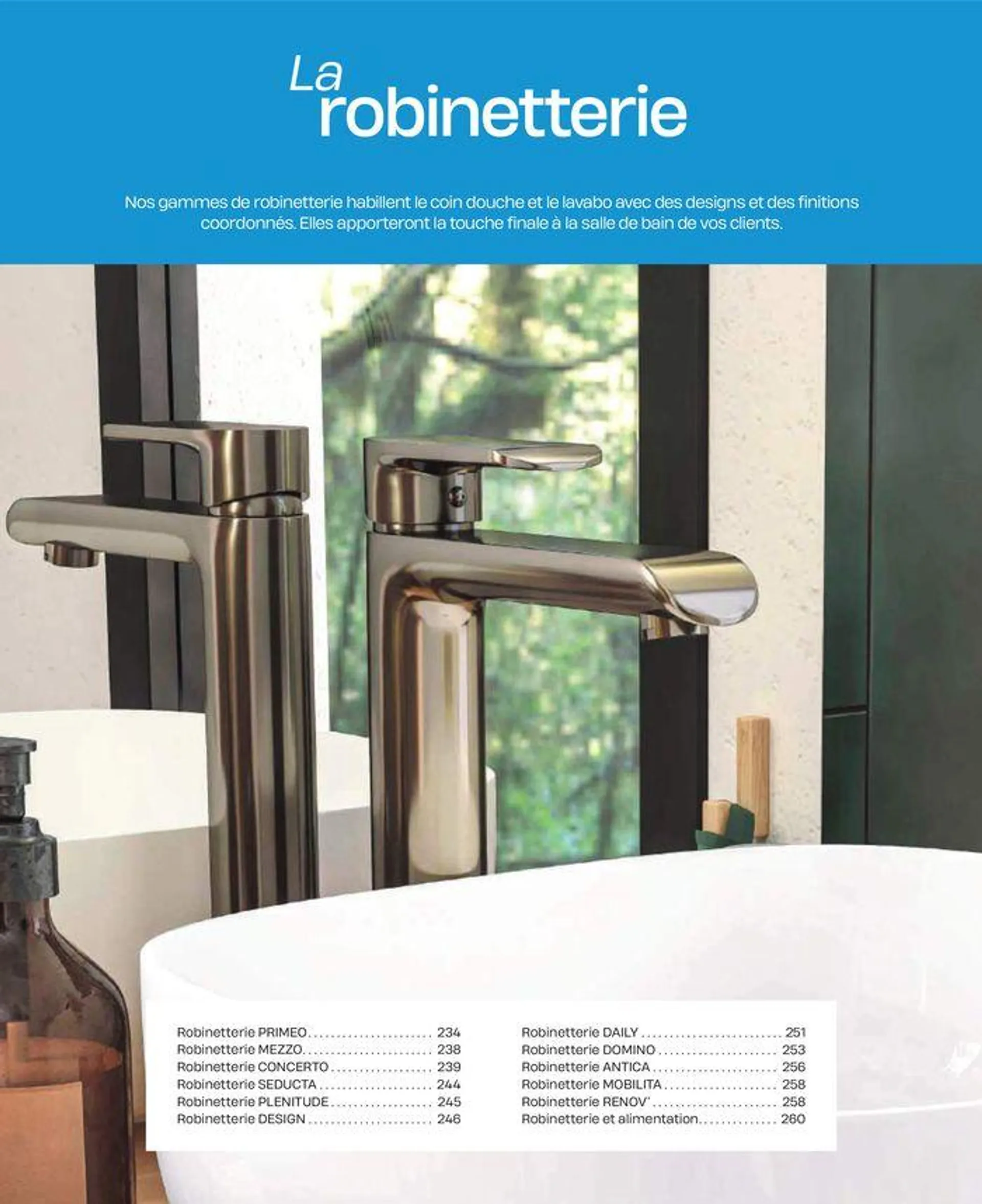 La salle de bain en toute sérénité du 2 juillet au 31 décembre 2024 - Catalogue page 227