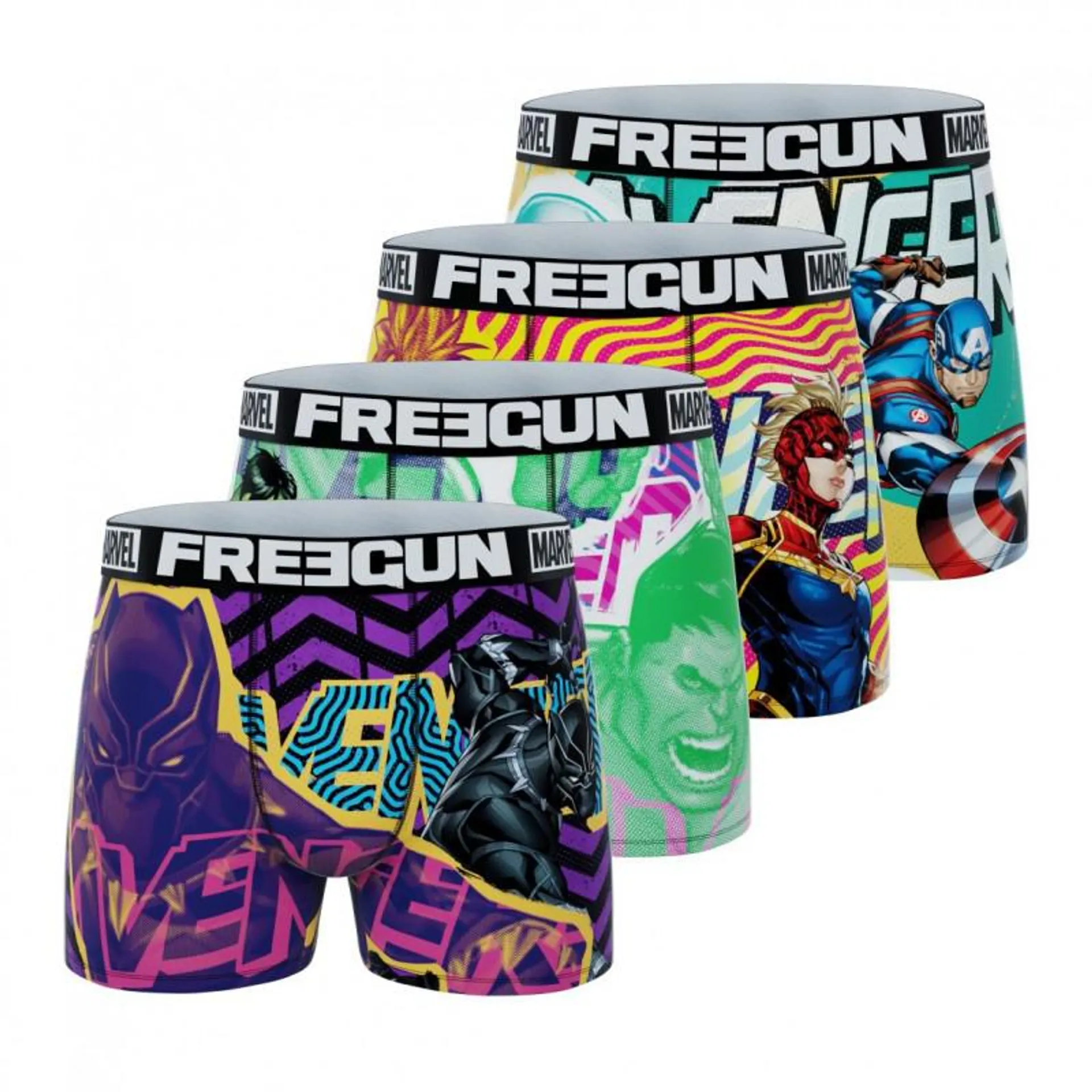 Lot de 4 boxers garçon Marvel