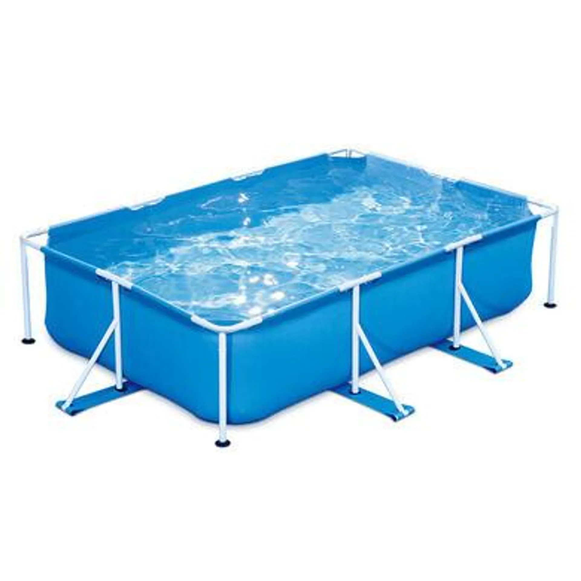 Piscine tubulaire rectangulaire 3,00 x 2,00 x 0,75 m