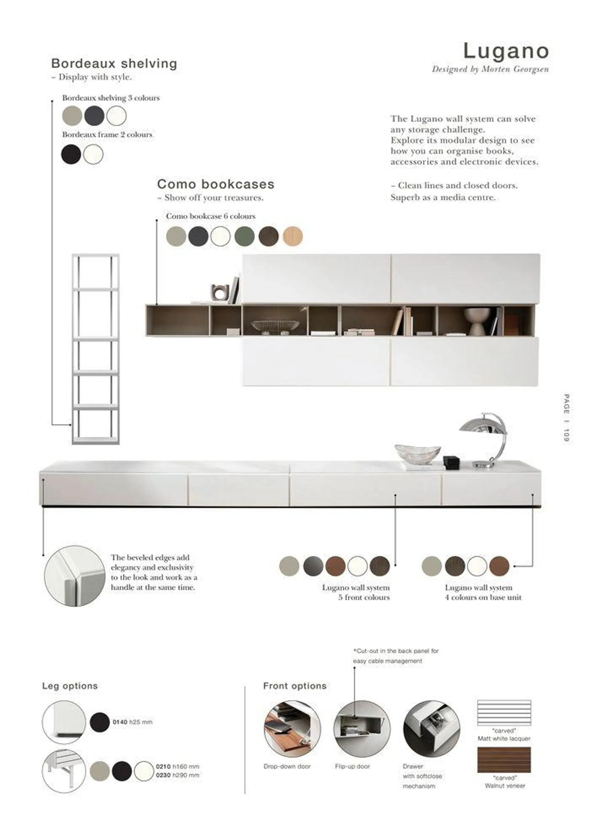 EXPLORE OUR E X TRAORDINARY FABRI C & LEATHER GU I D E EXTRAORDINARY PRODUCT OVERVIEW CONTRACT du 9 avril au 31 décembre 2024 - Catalogue page 109